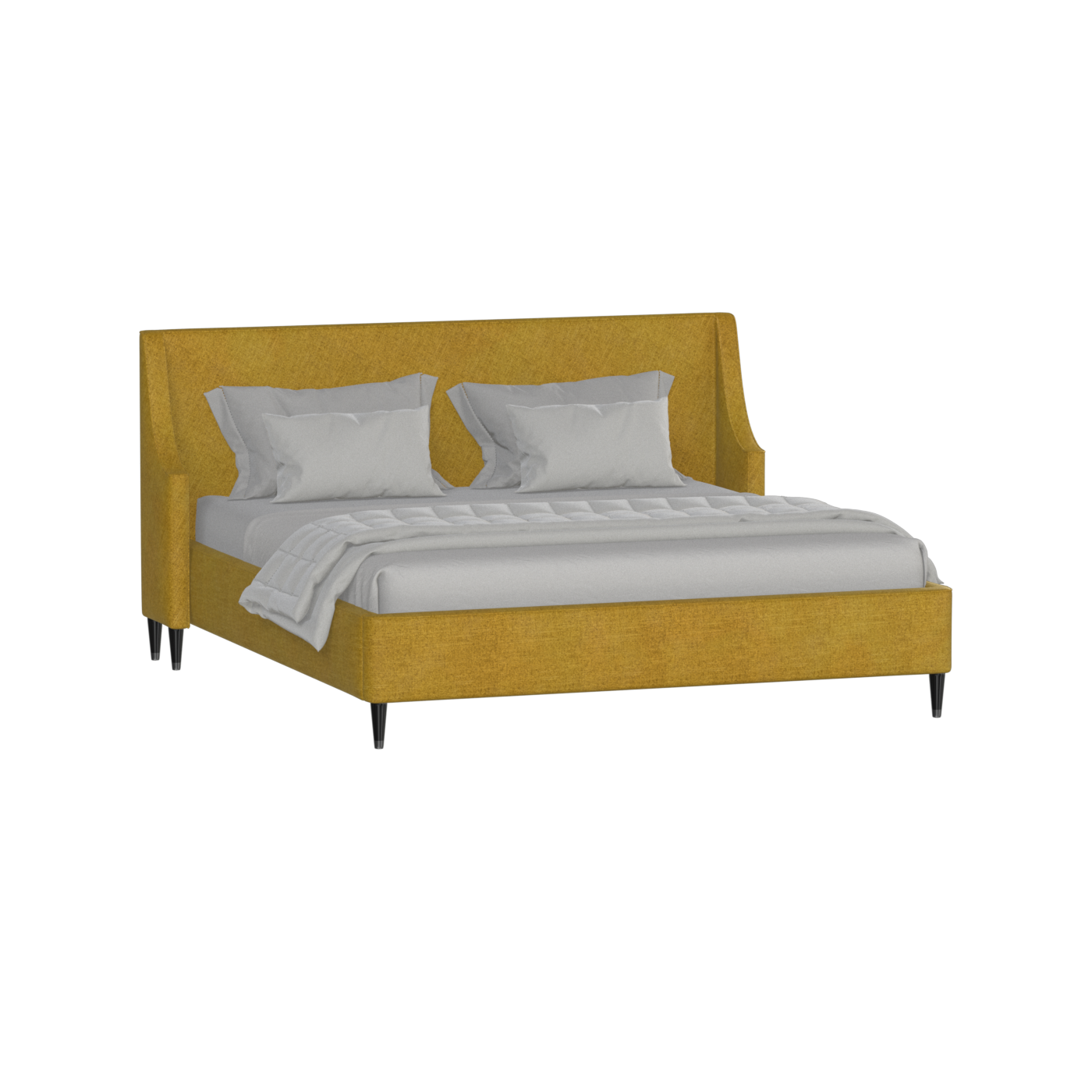 Laura Double Bed with High Headboard