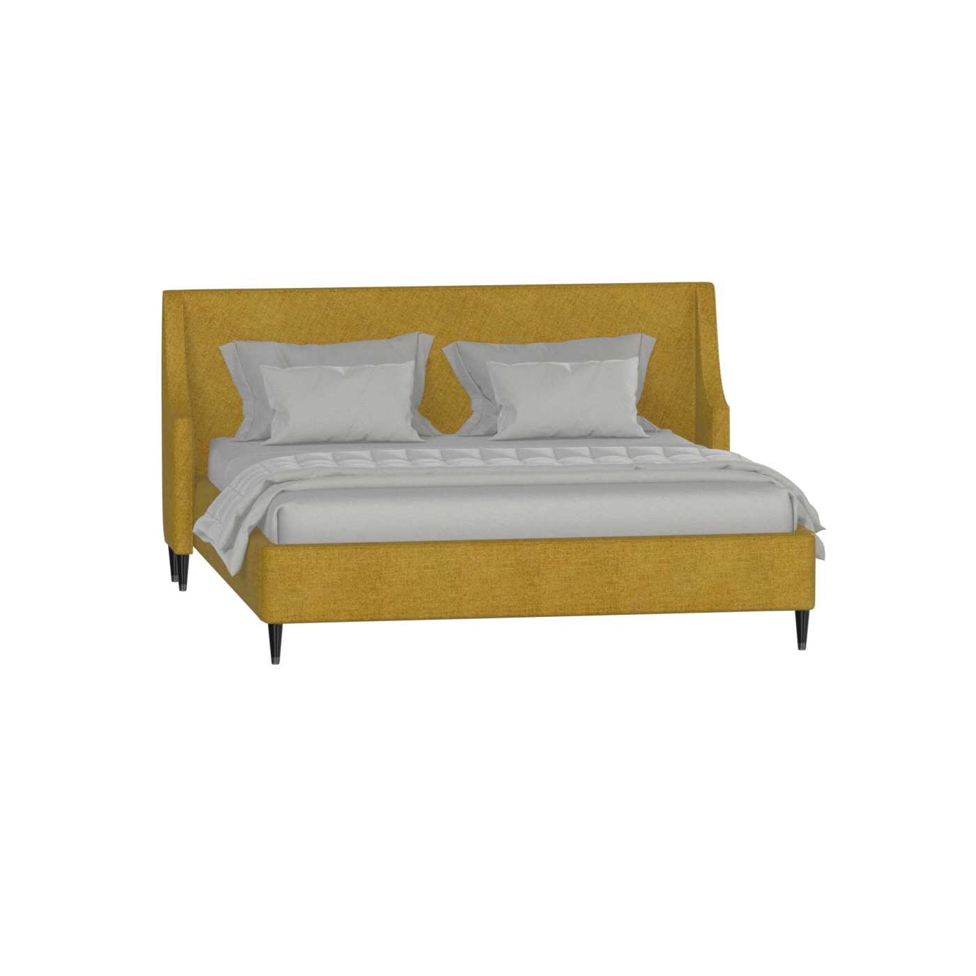 Laura Double Bed with High Headboard