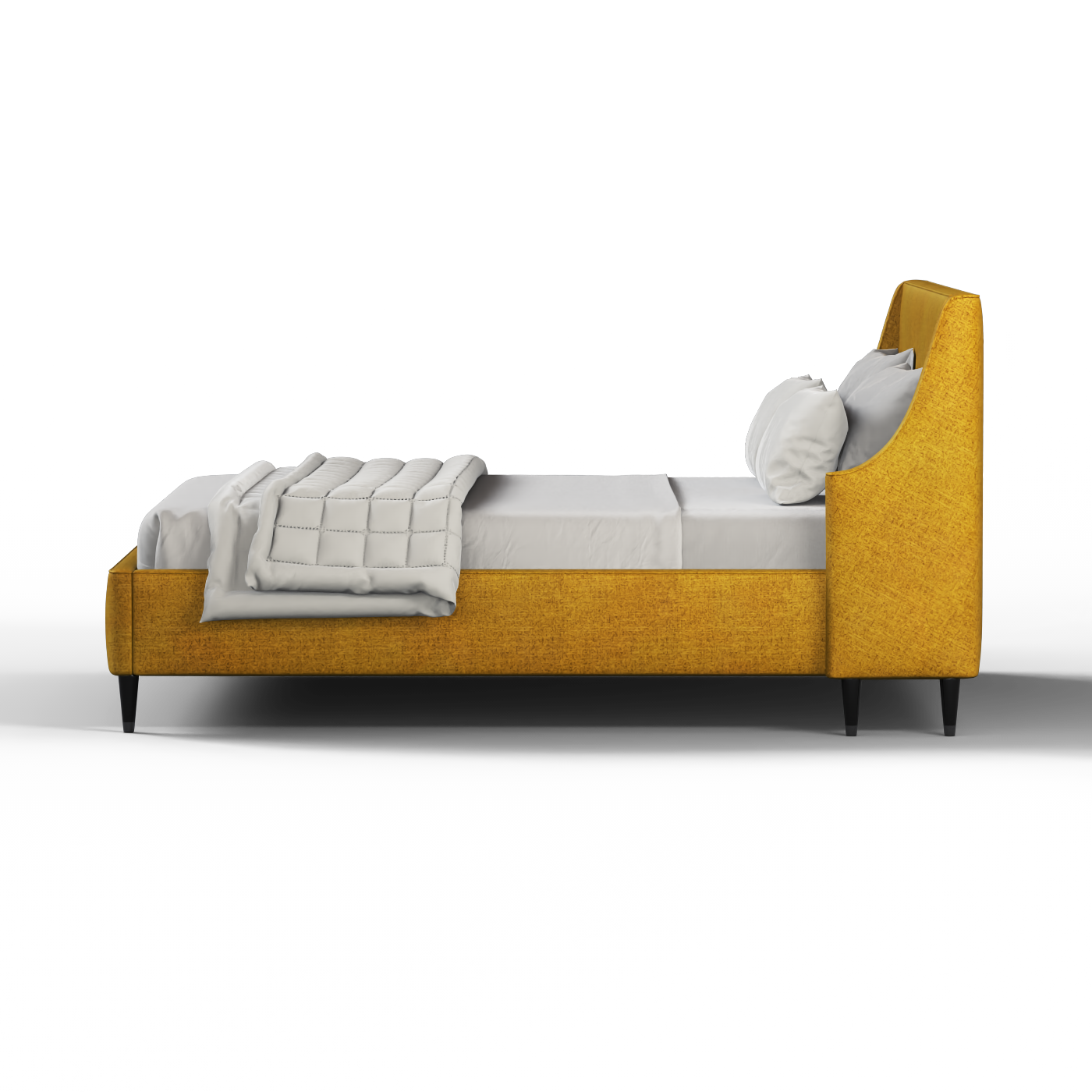 Laura Double Bed with High Headboard