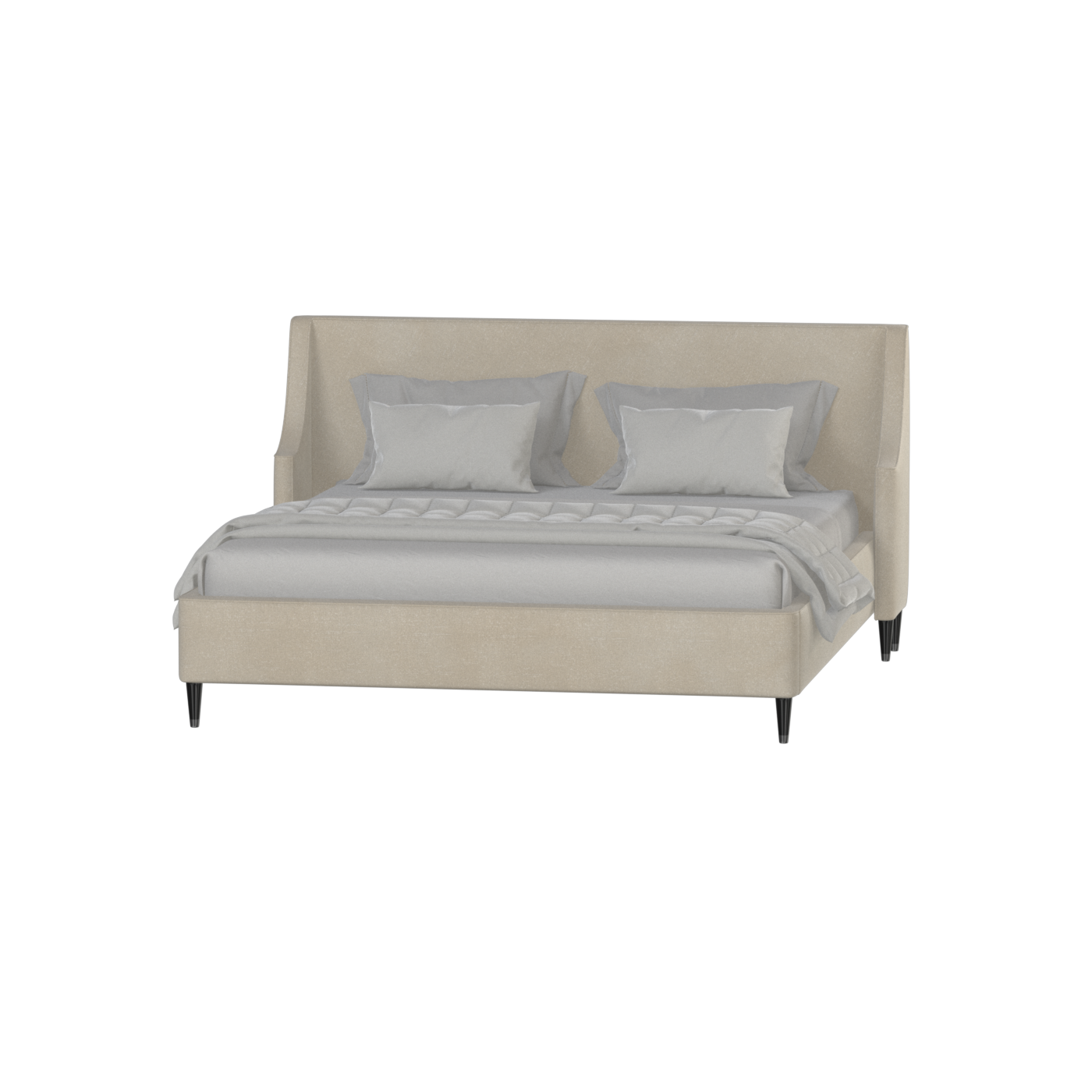 Laura Double Bed with High Headboard