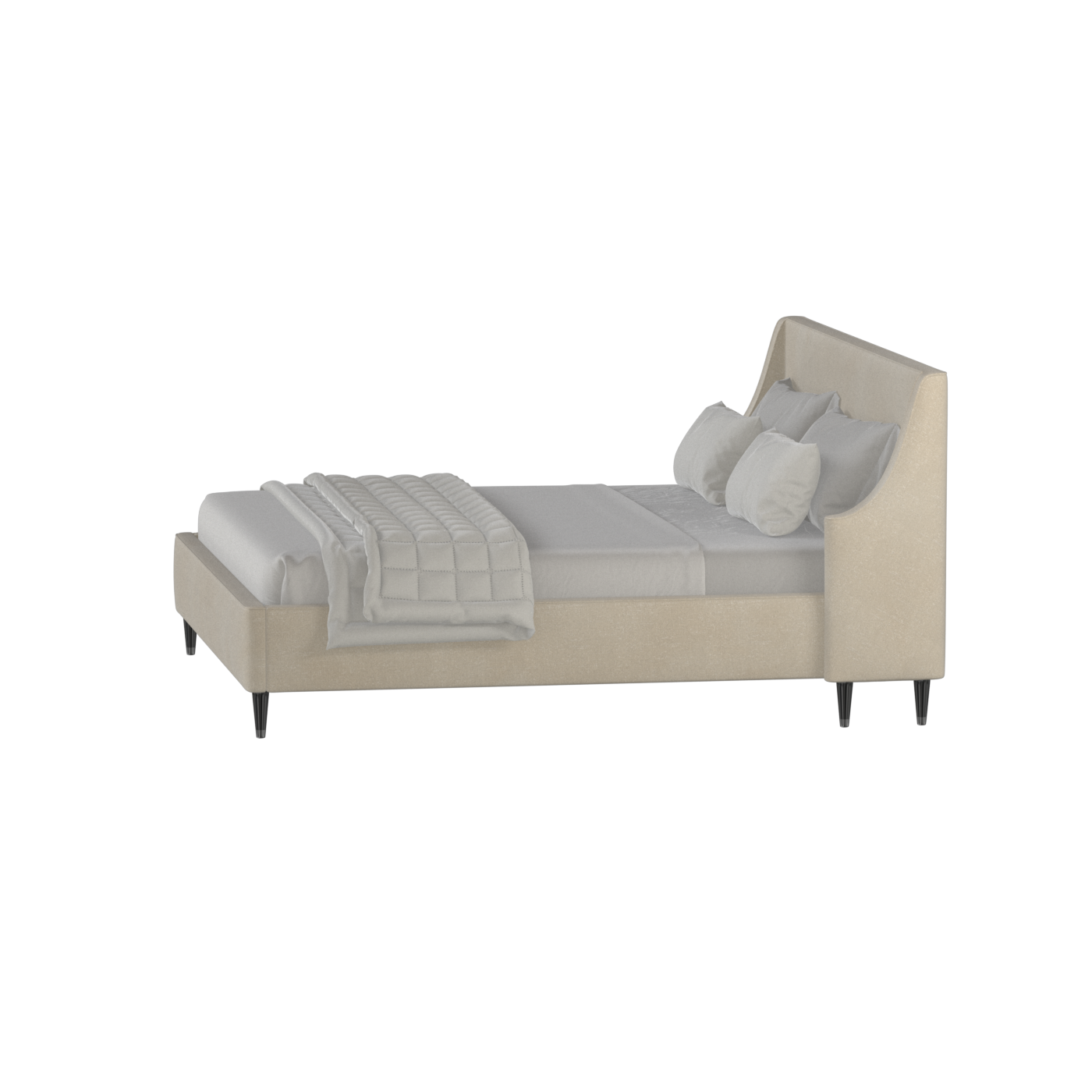 Laura Double Bed with High Headboard