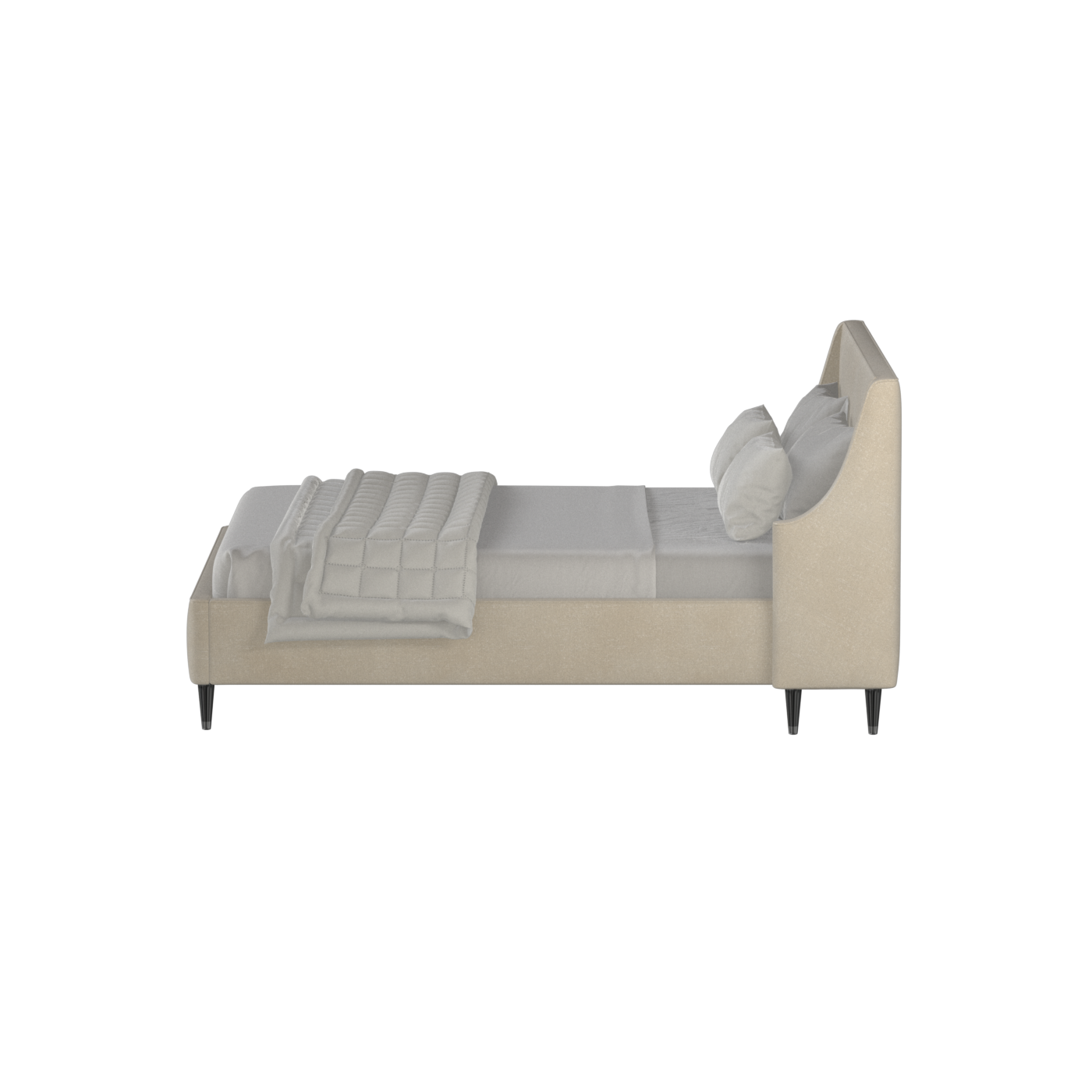Laura Double Bed with High Headboard