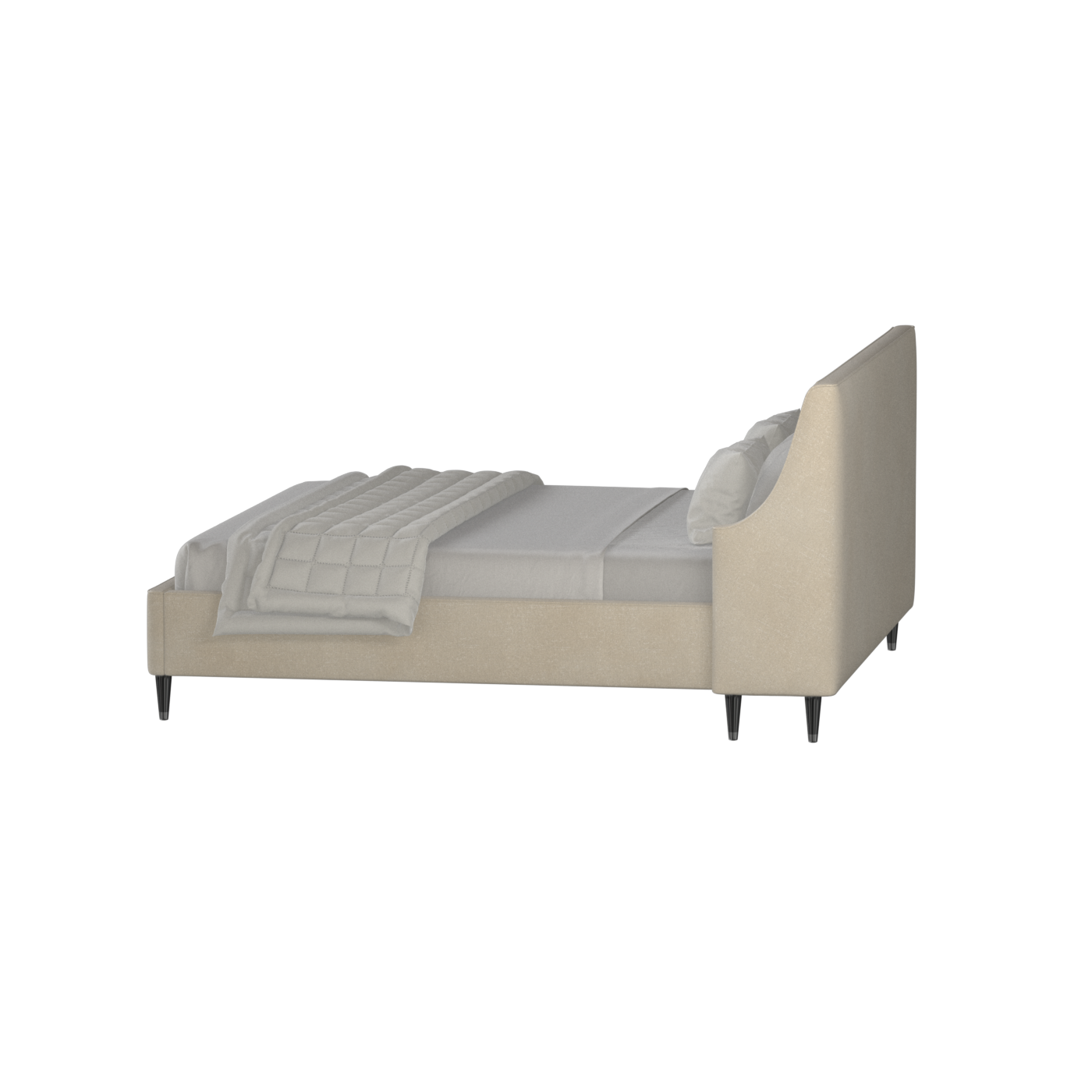 Laura Double Bed with High Headboard