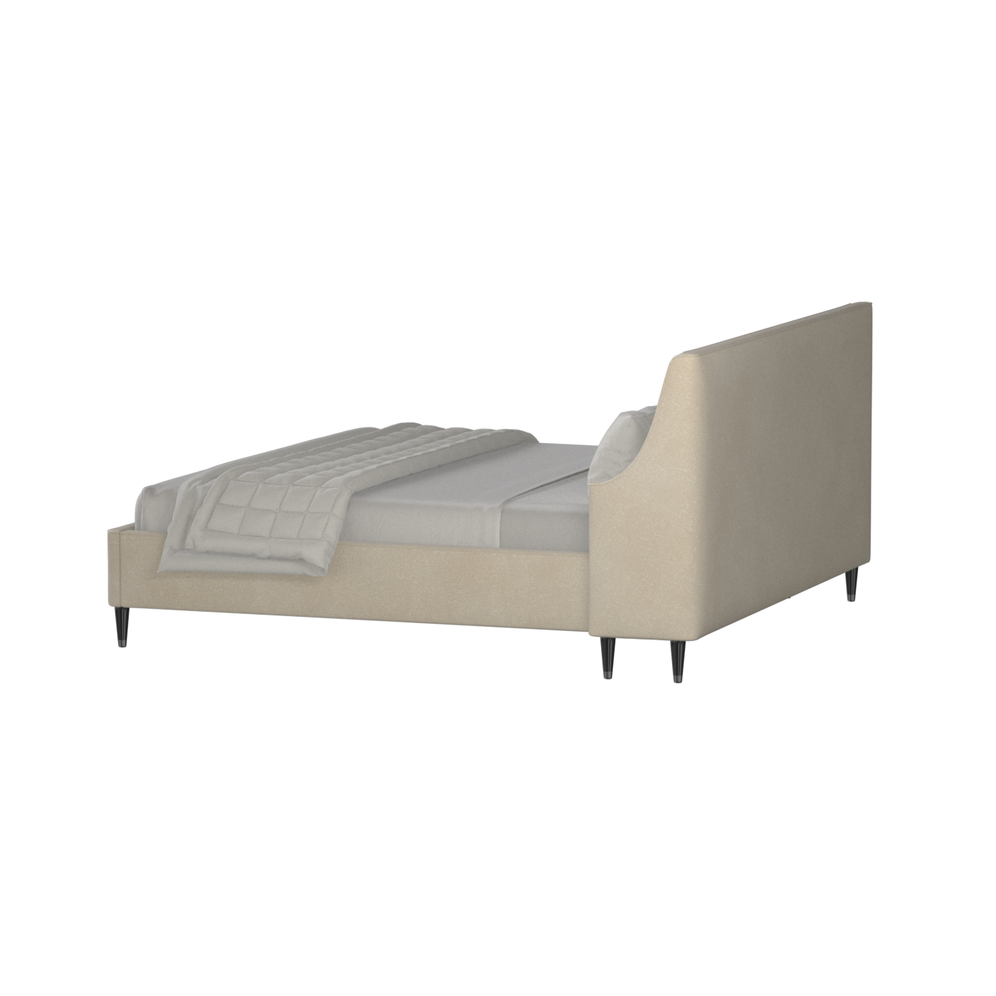 Laura Double Bed with High Headboard