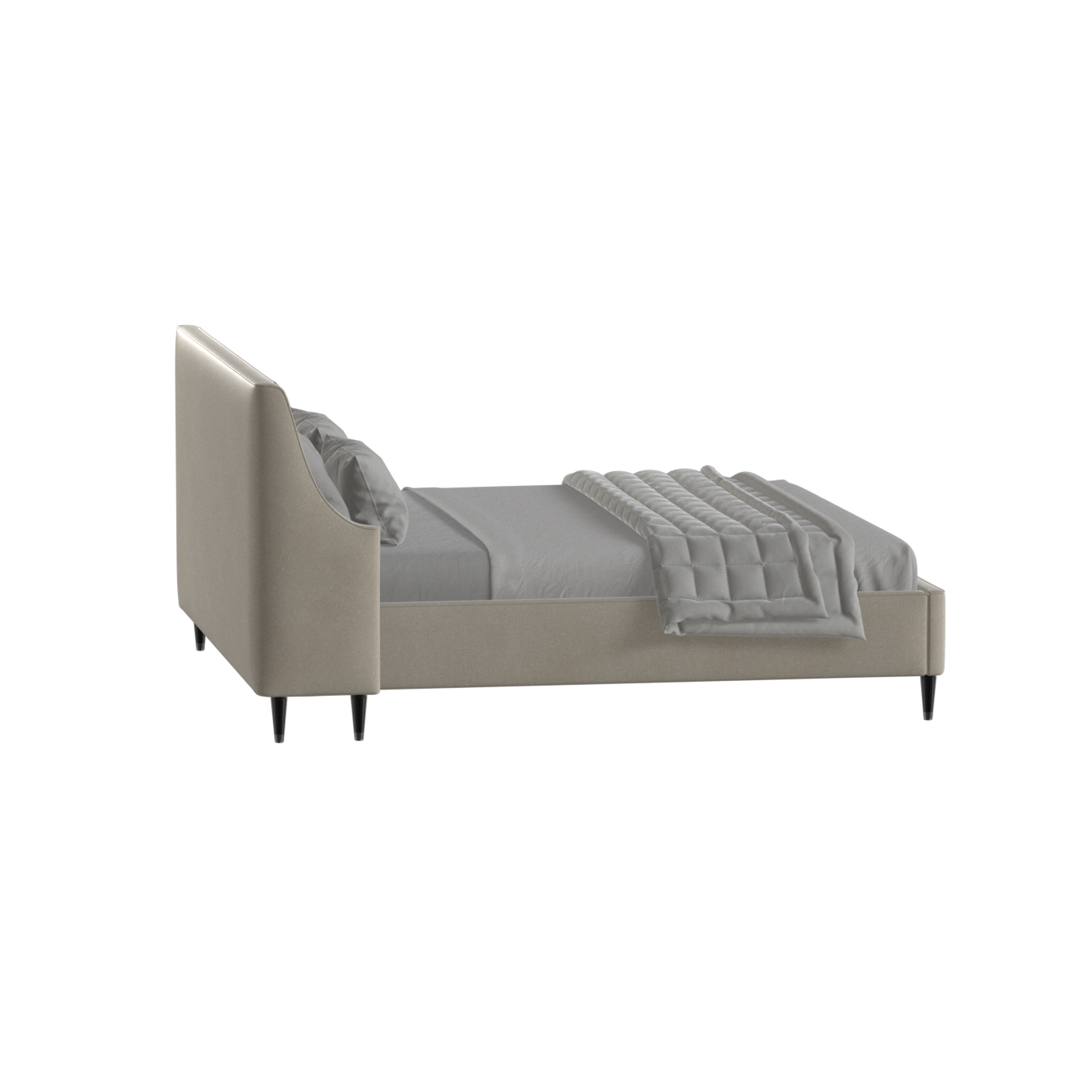 Laura Double Bed with High Headboard