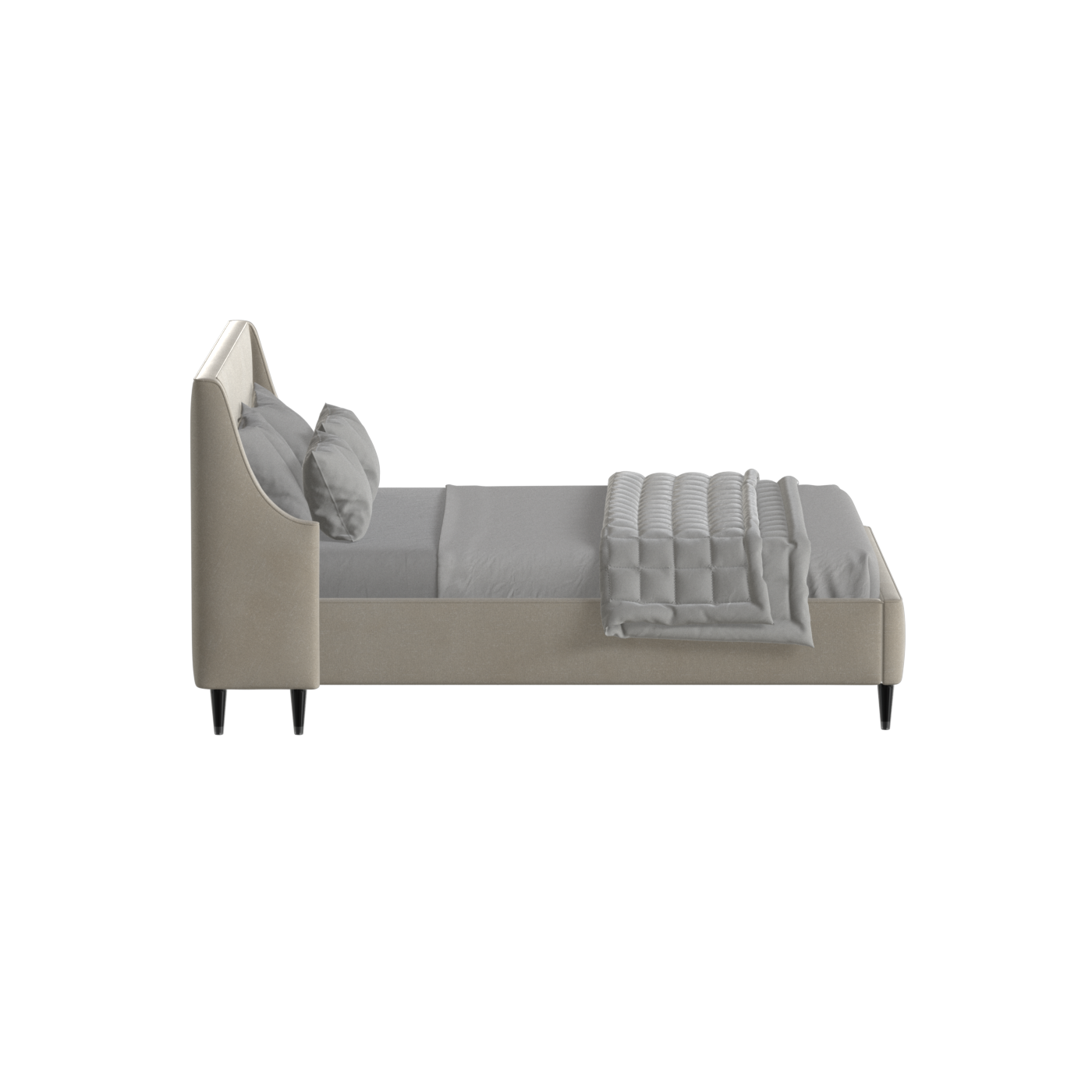 Laura Double Bed with High Headboard