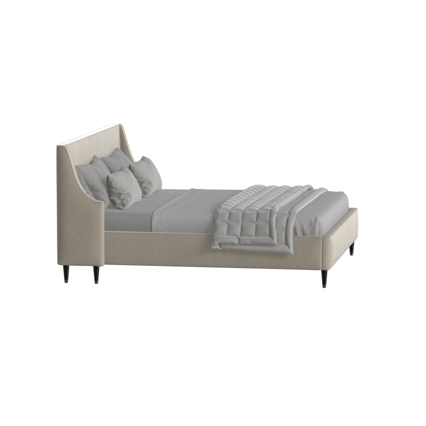 Laura Double Bed with High Headboard