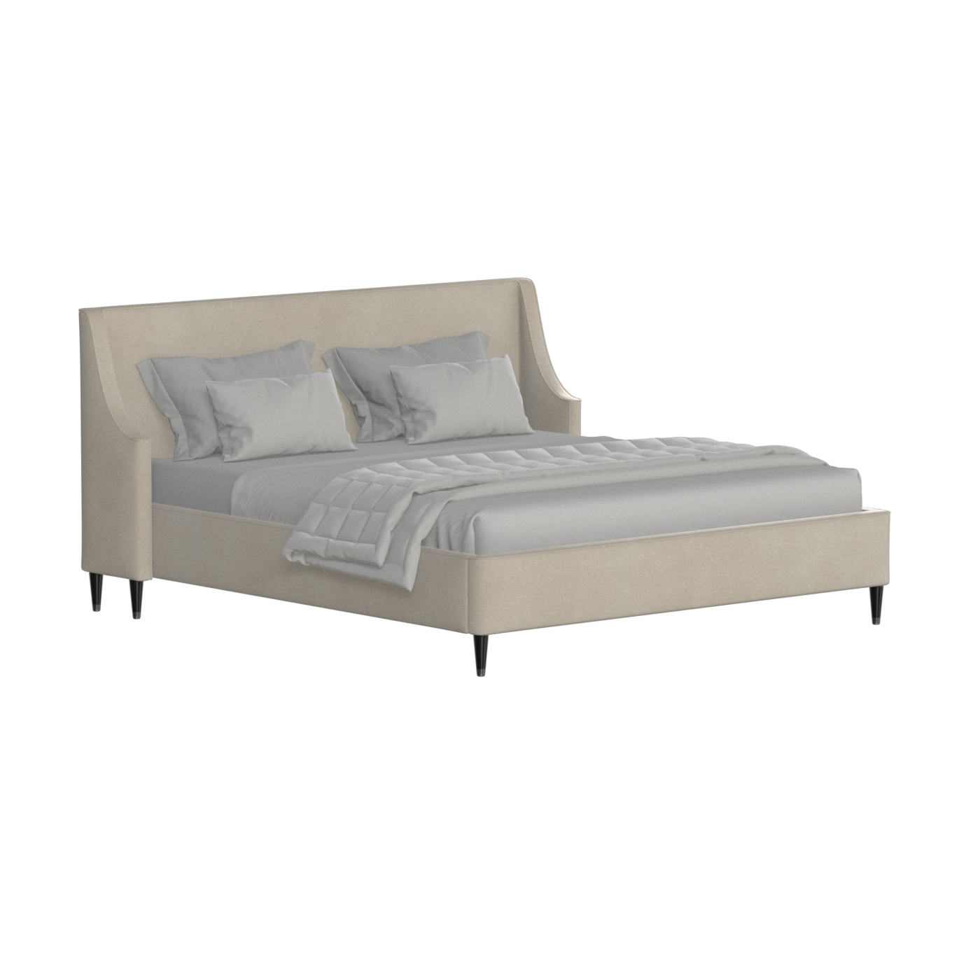 Laura Double Bed with High Headboard