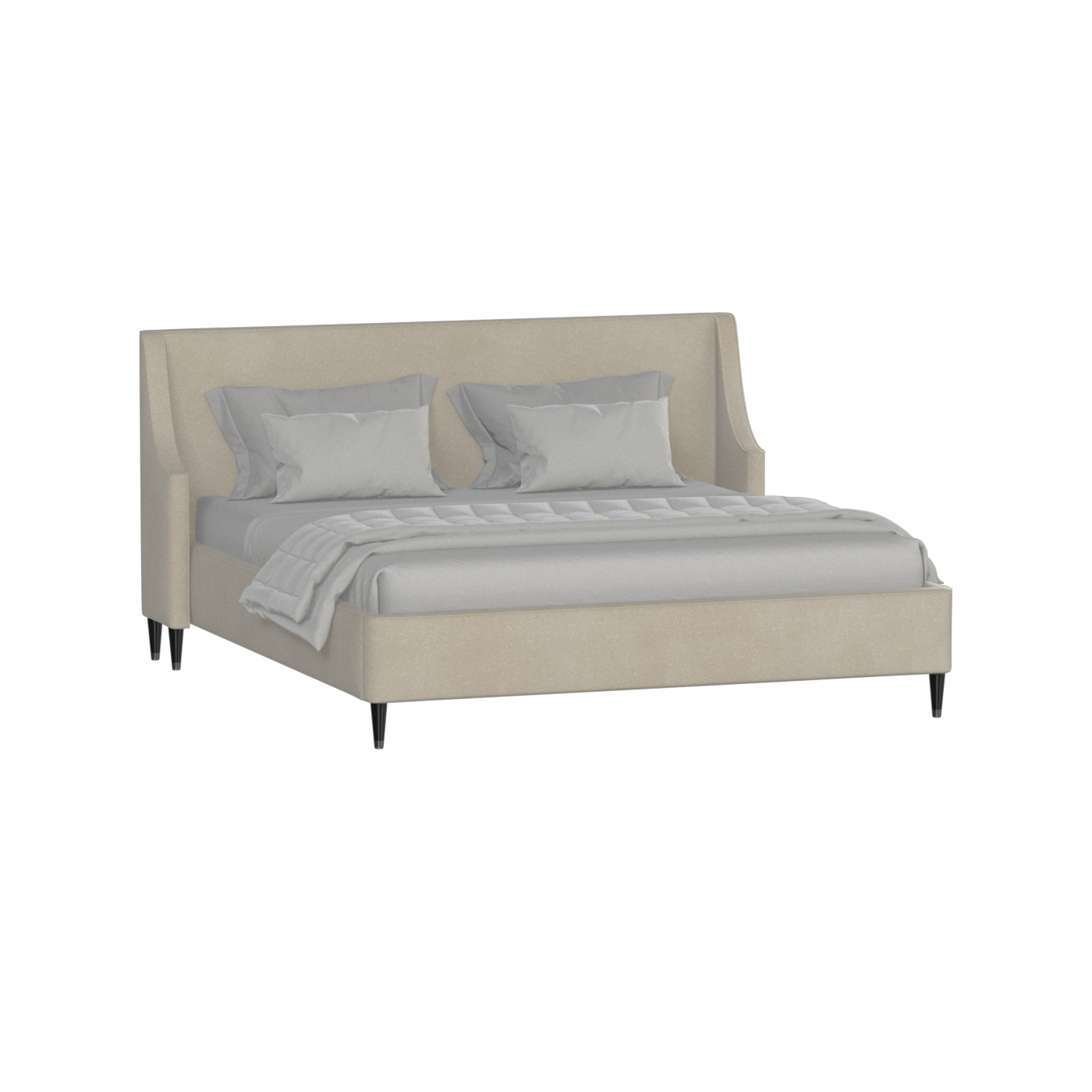 Laura Double Bed with High Headboard