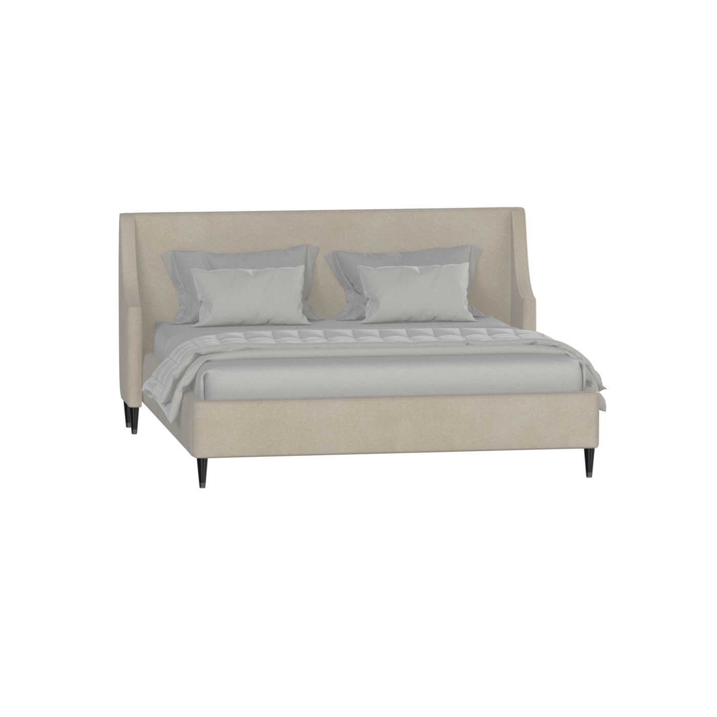 Laura Double Bed with High Headboard