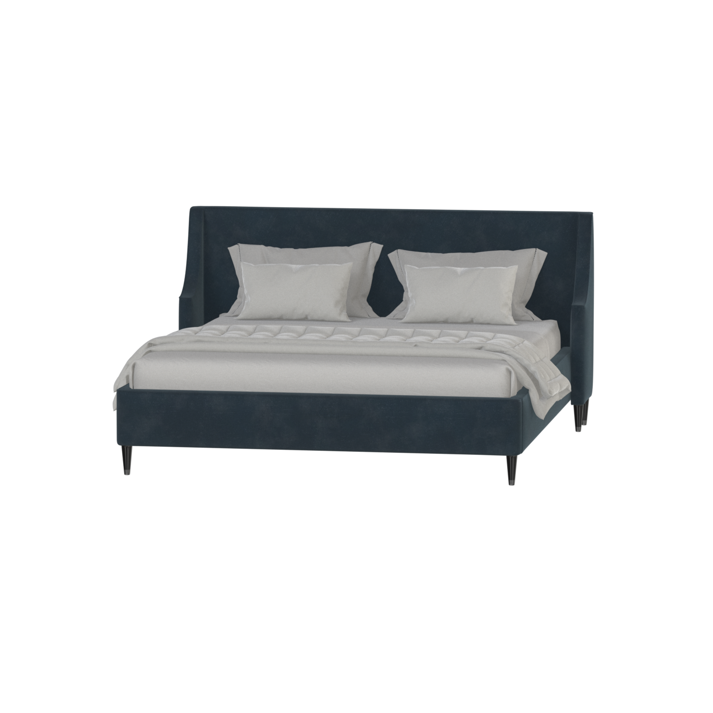 Laura Double Bed with High Headboard