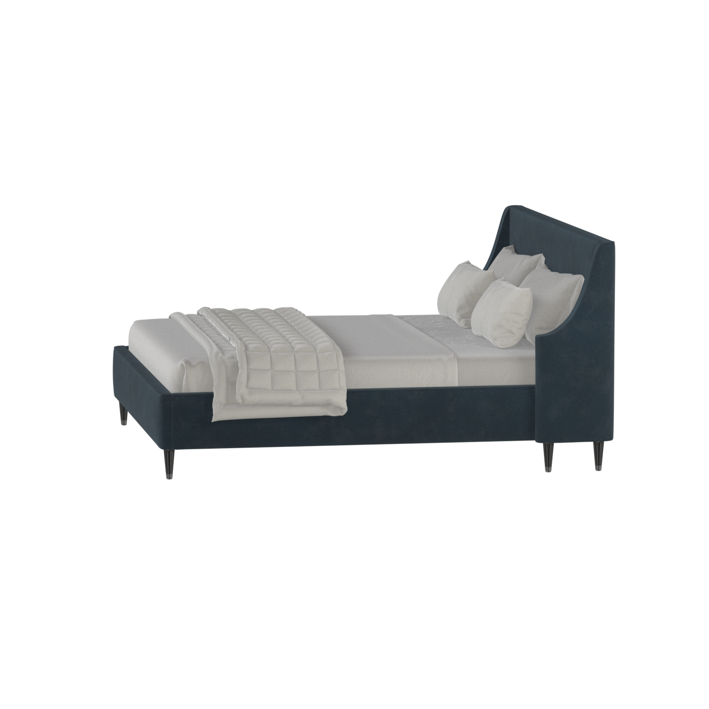 Laura Double Bed with High Headboard