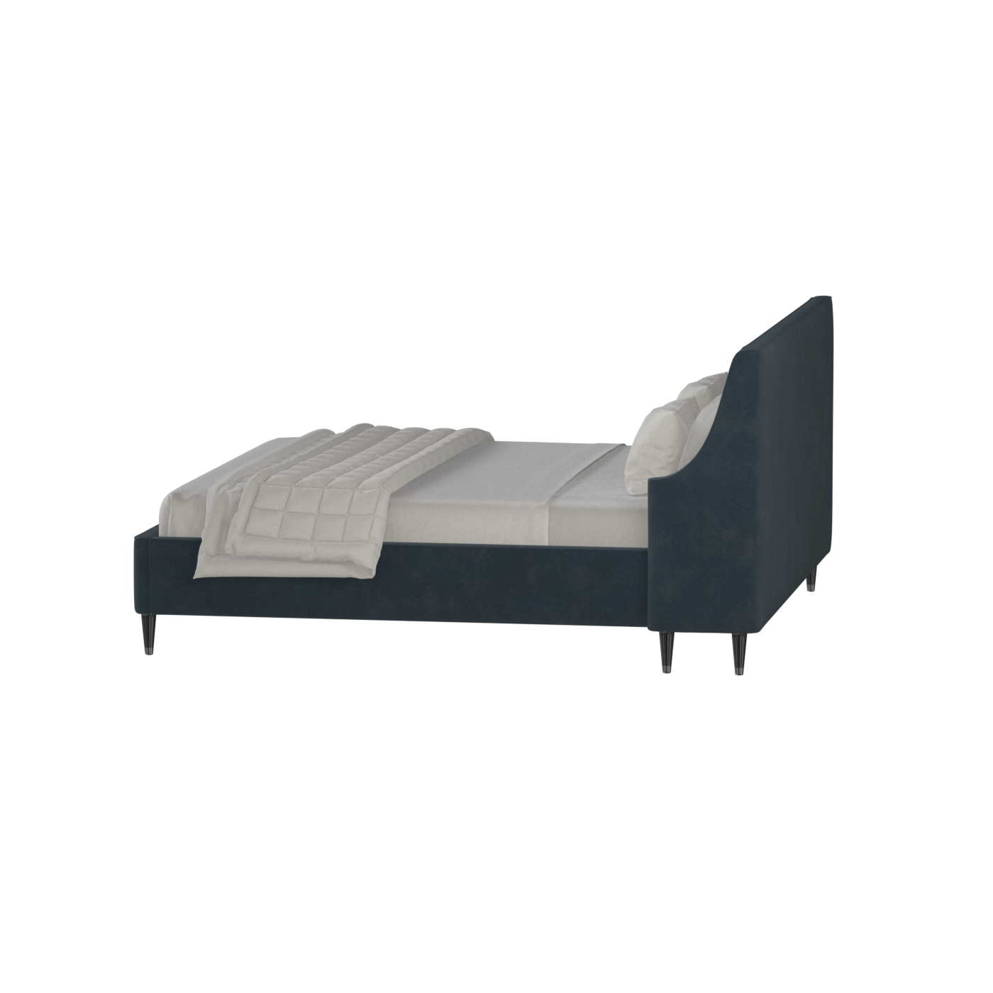 Laura Double Bed with High Headboard