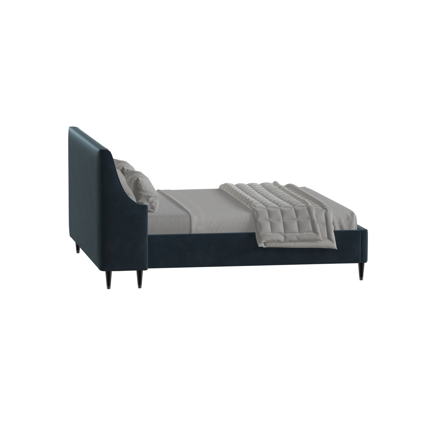 Laura Double Bed with High Headboard