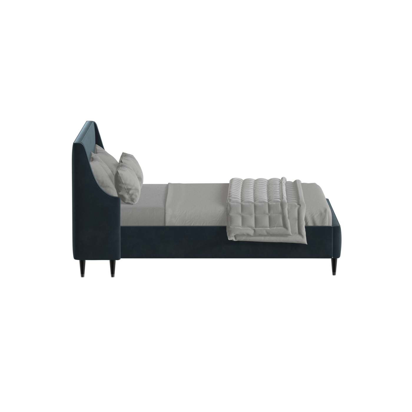 Laura Double Bed with High Headboard