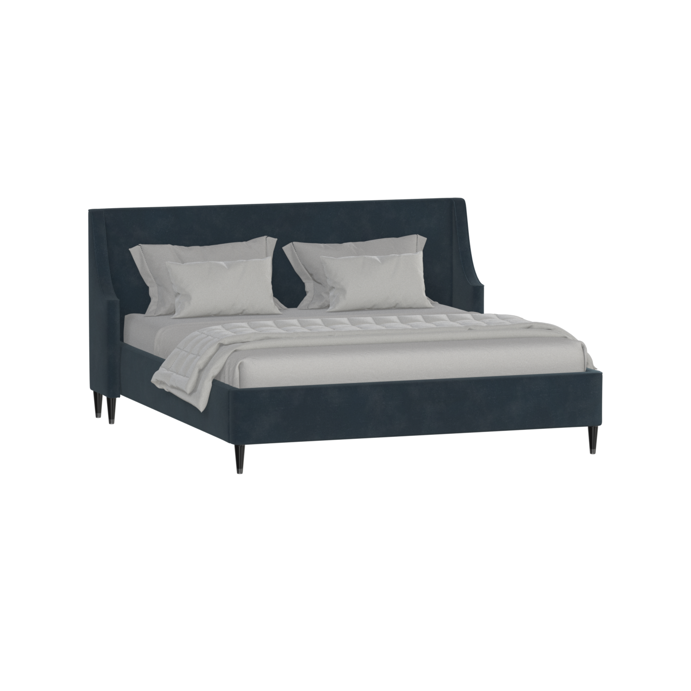 Laura Double Bed with High Headboard