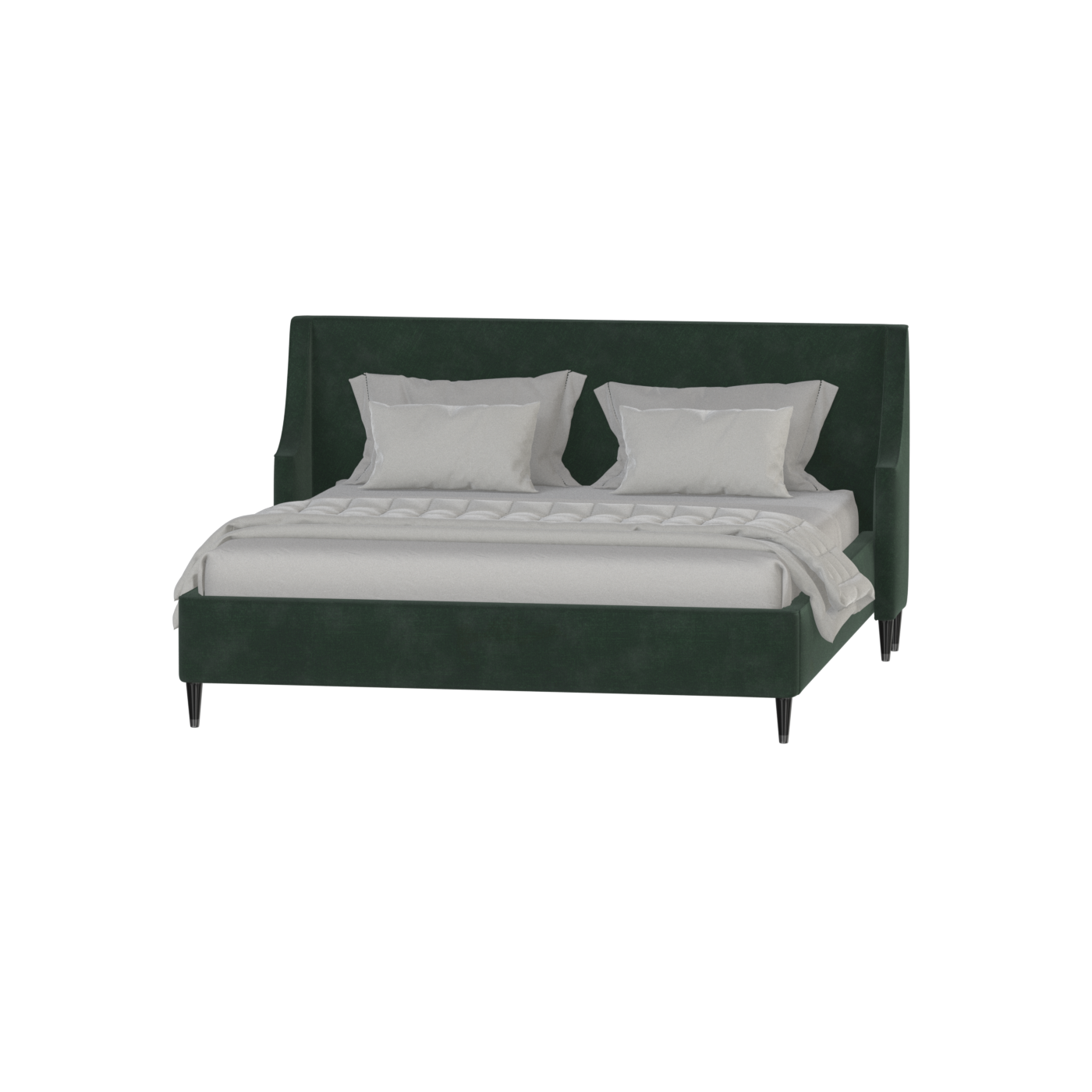 Laura Double Bed with High Headboard
