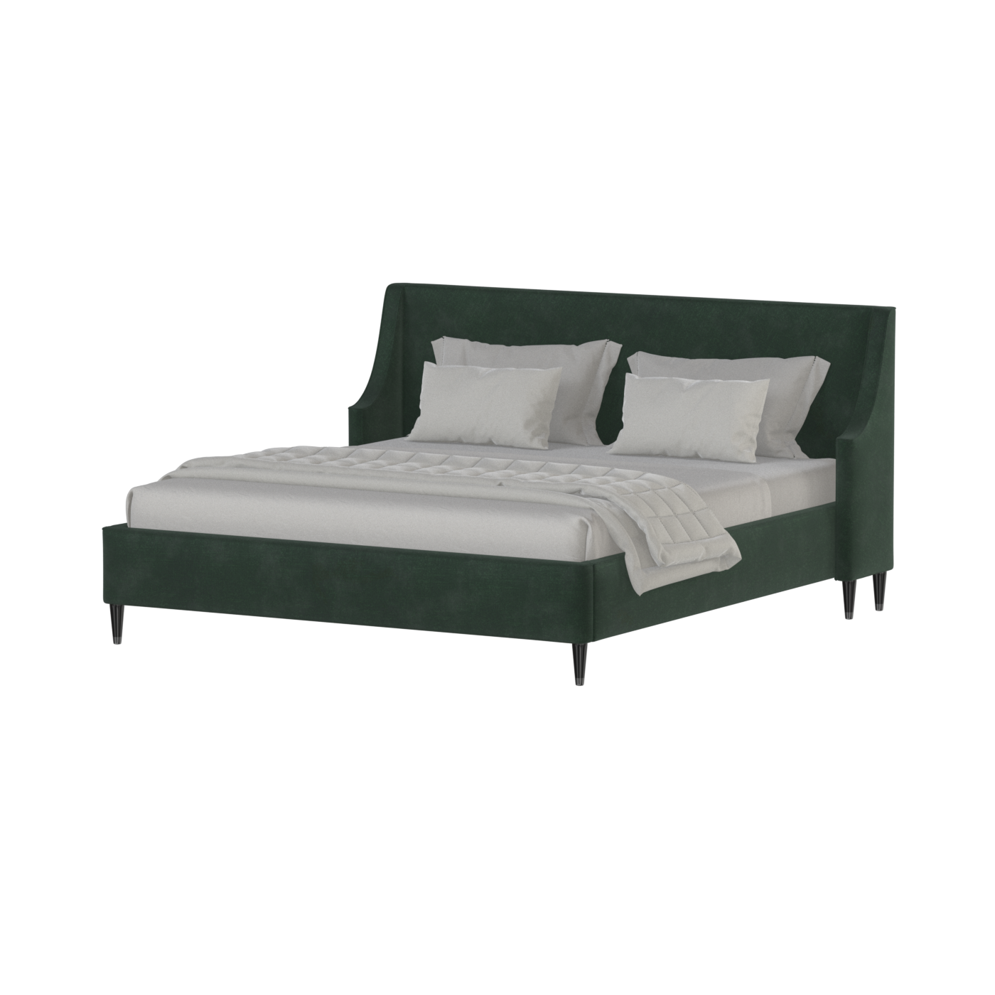 Laura Double Bed with High Headboard