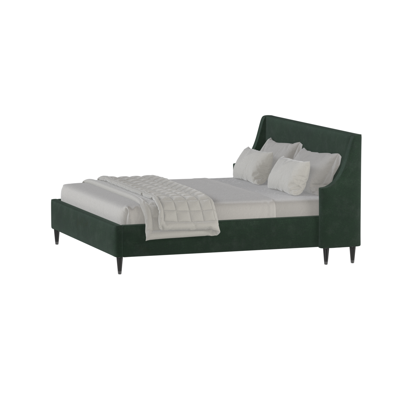 Laura Double Bed with High Headboard