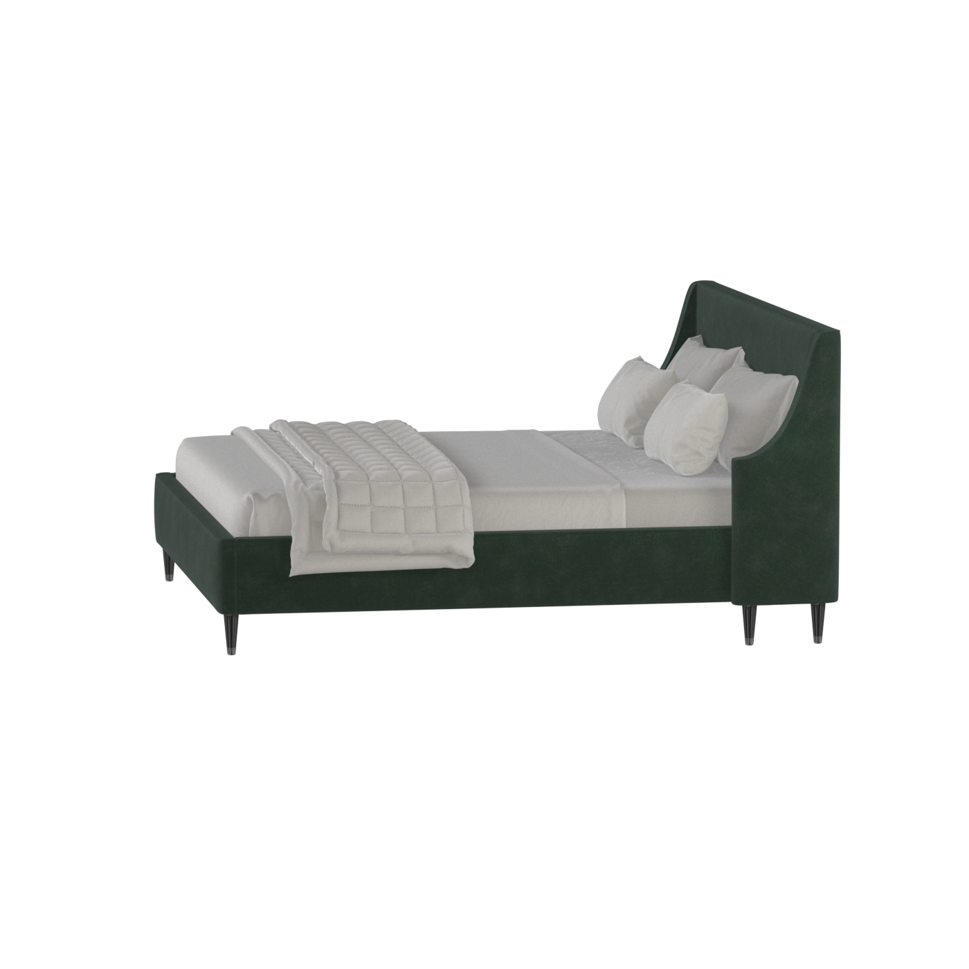 Laura Double Bed with High Headboard