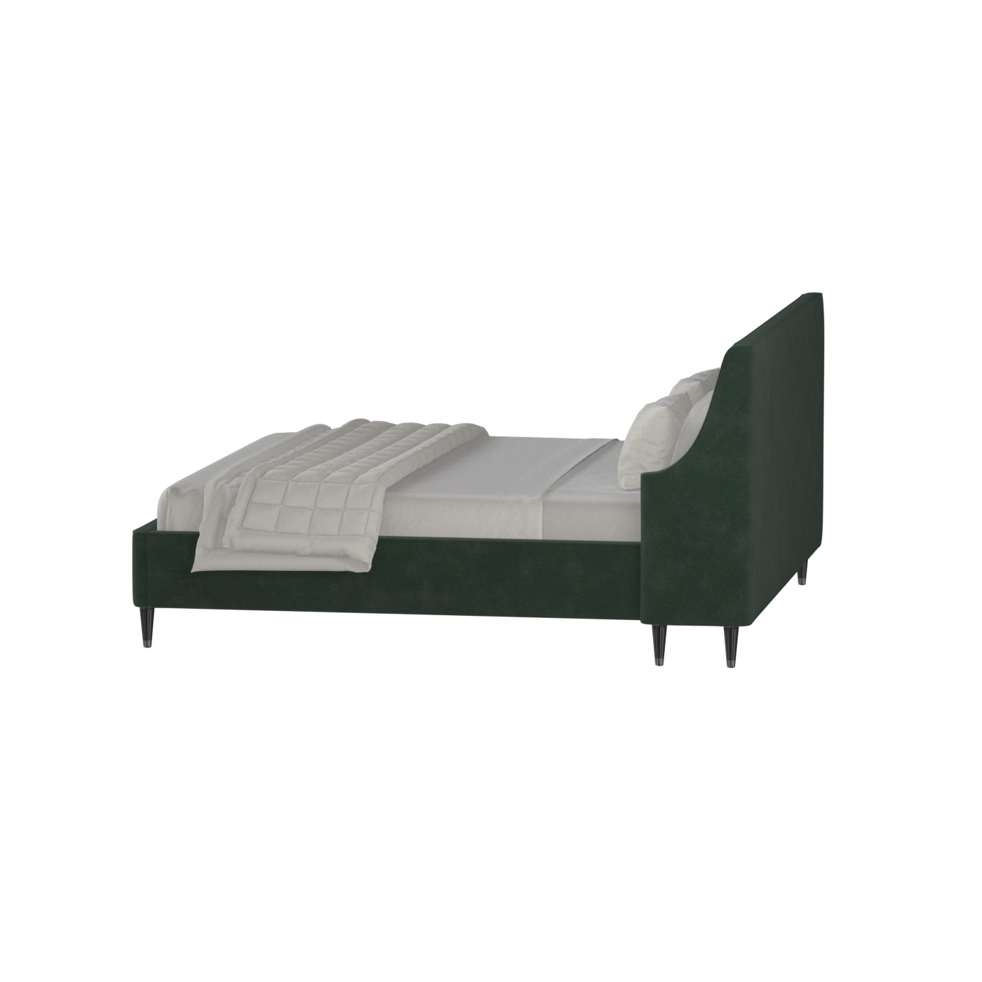 Laura Double Bed with High Headboard