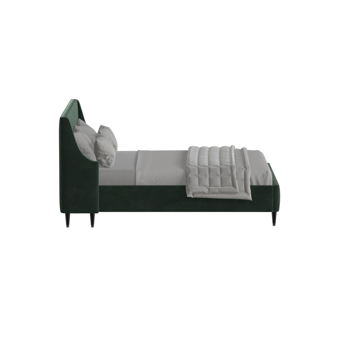 Laura Double Bed with High Headboard