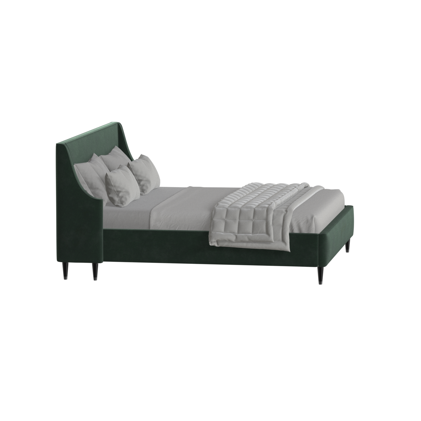 Laura Double Bed with High Headboard