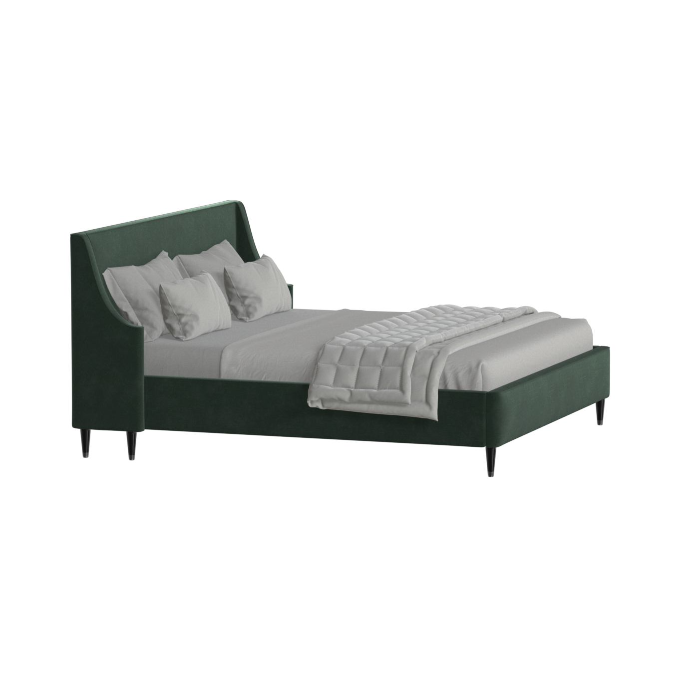 Laura Double Bed with High Headboard