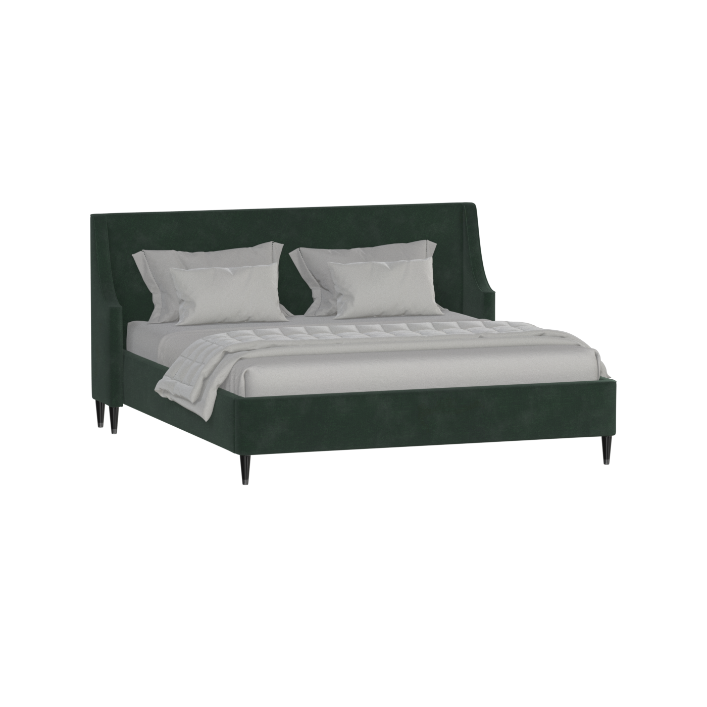 Laura Double Bed with High Headboard
