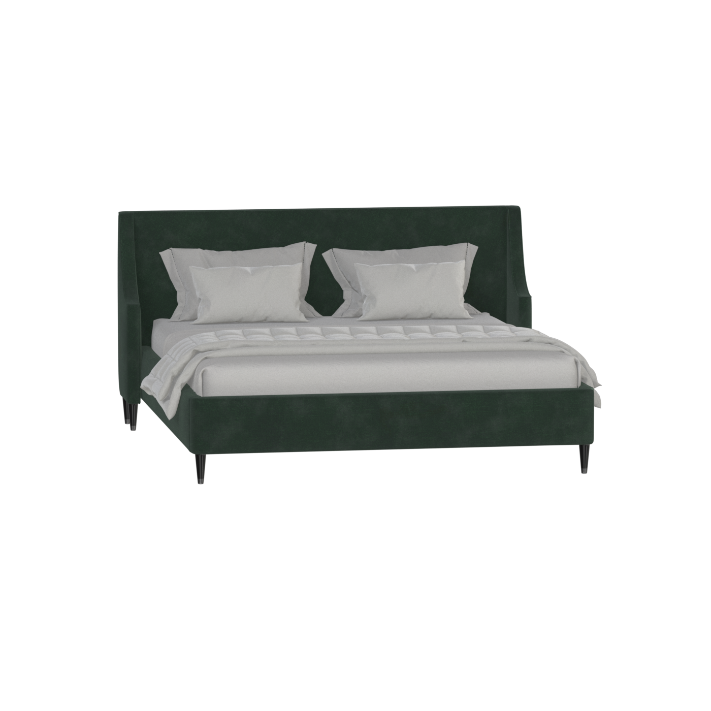 Laura Double Bed with High Headboard