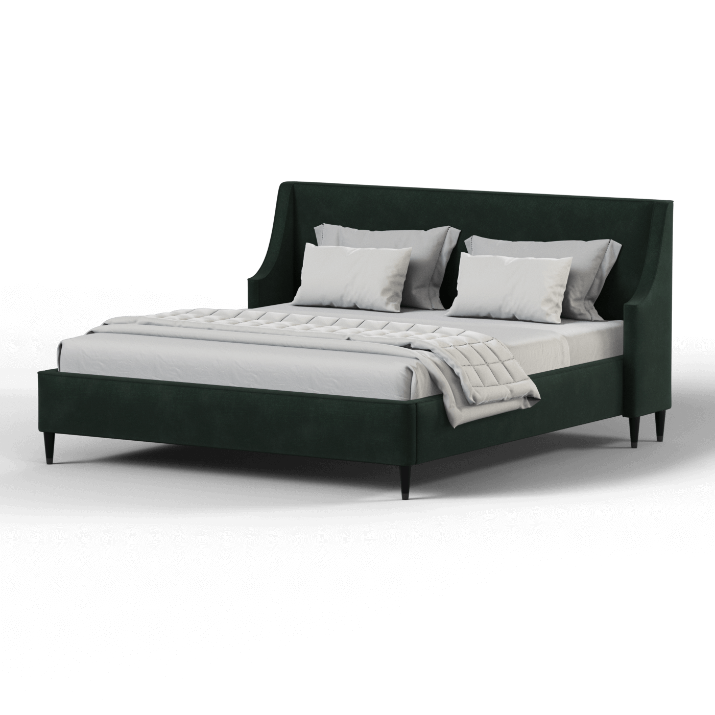 Laura Double Bed with High Headboard