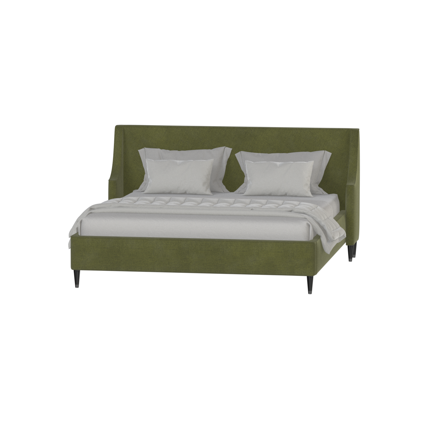 Laura Double Bed with High Headboard