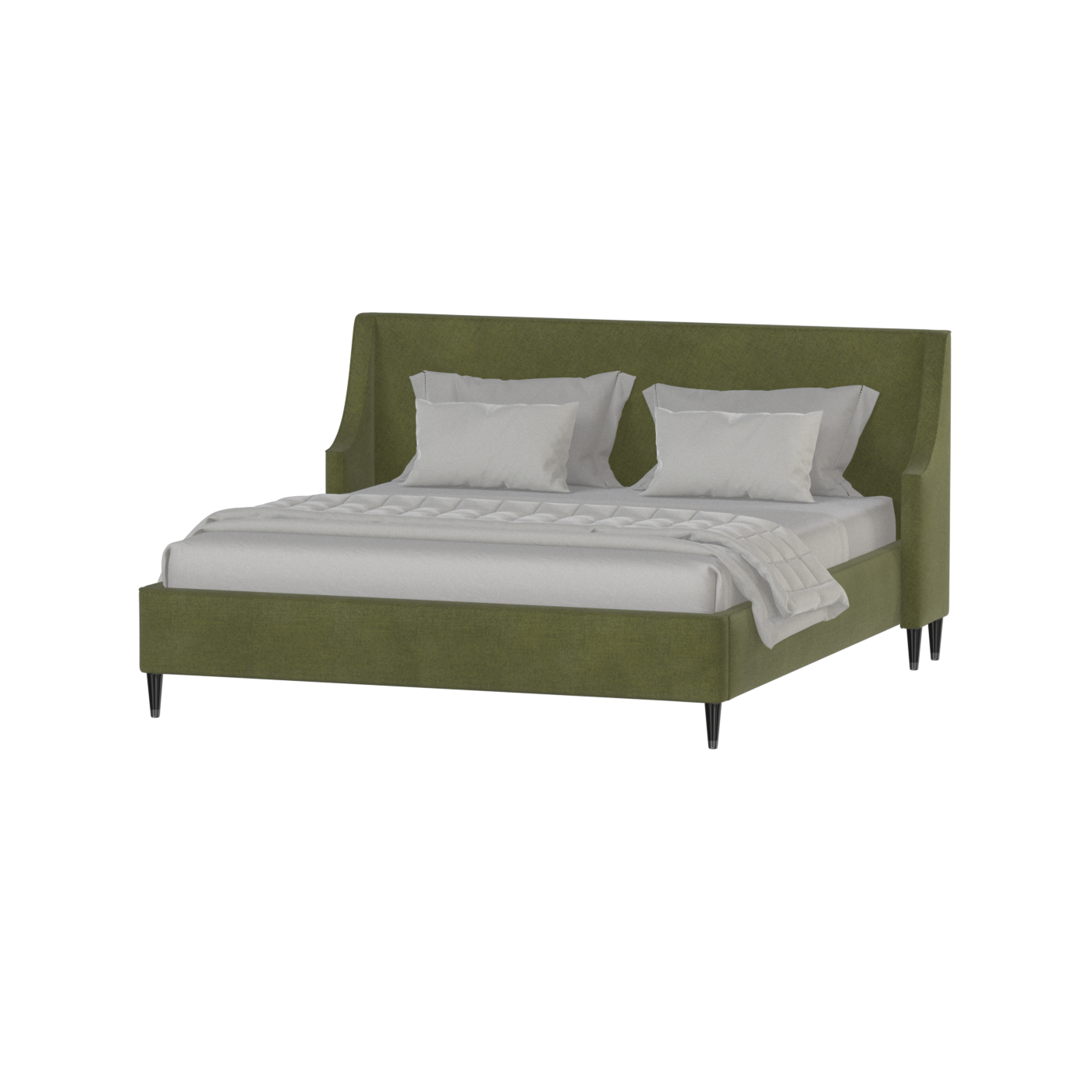 Laura Double Bed with High Headboard