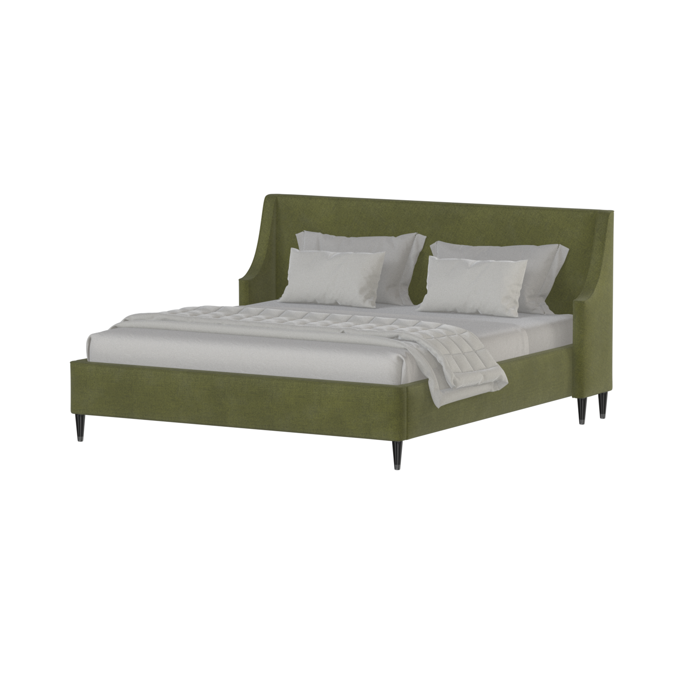 Laura Double Bed with High Headboard