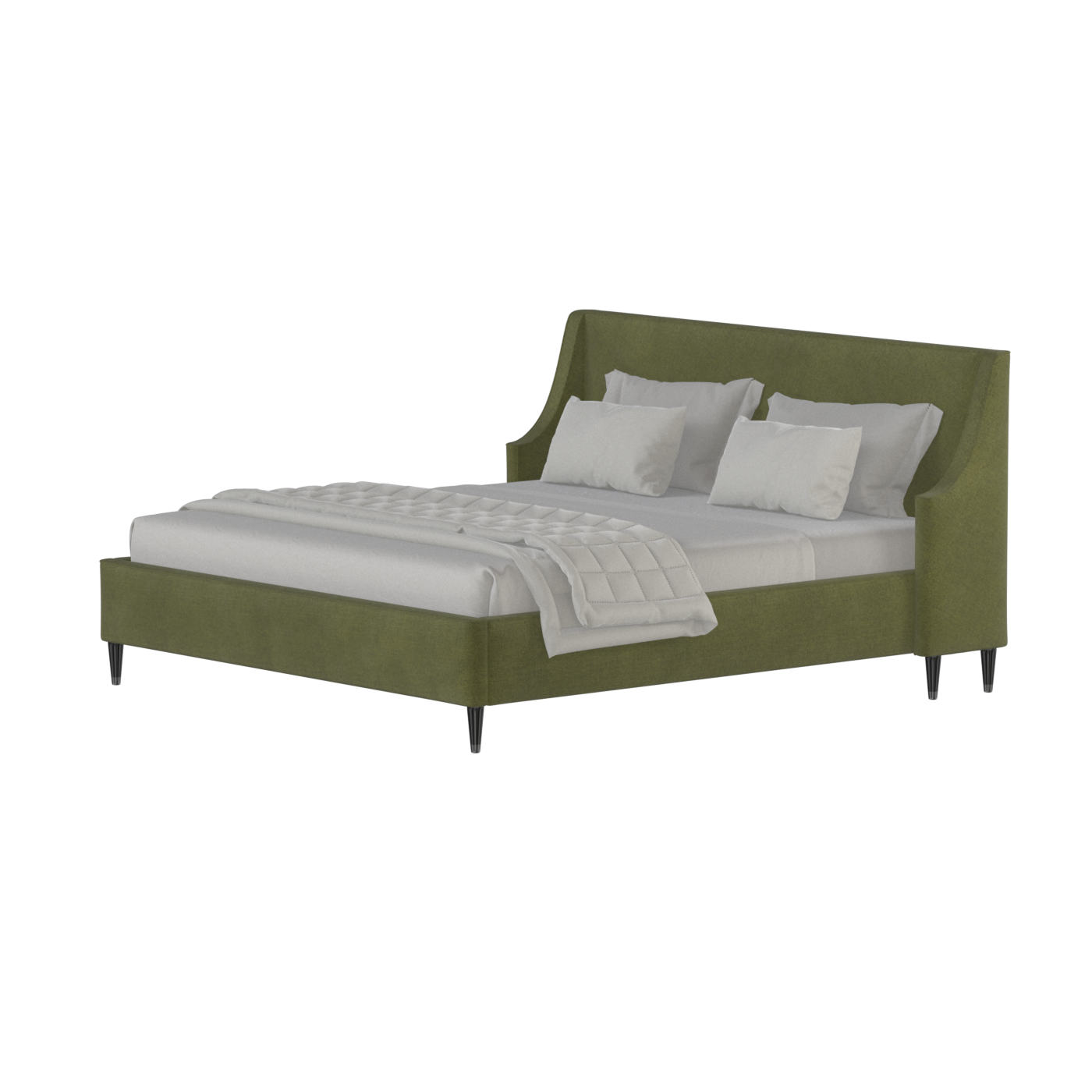 Laura Double Bed with High Headboard