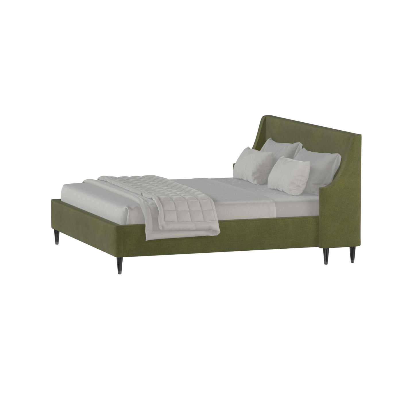 Laura Double Bed with High Headboard