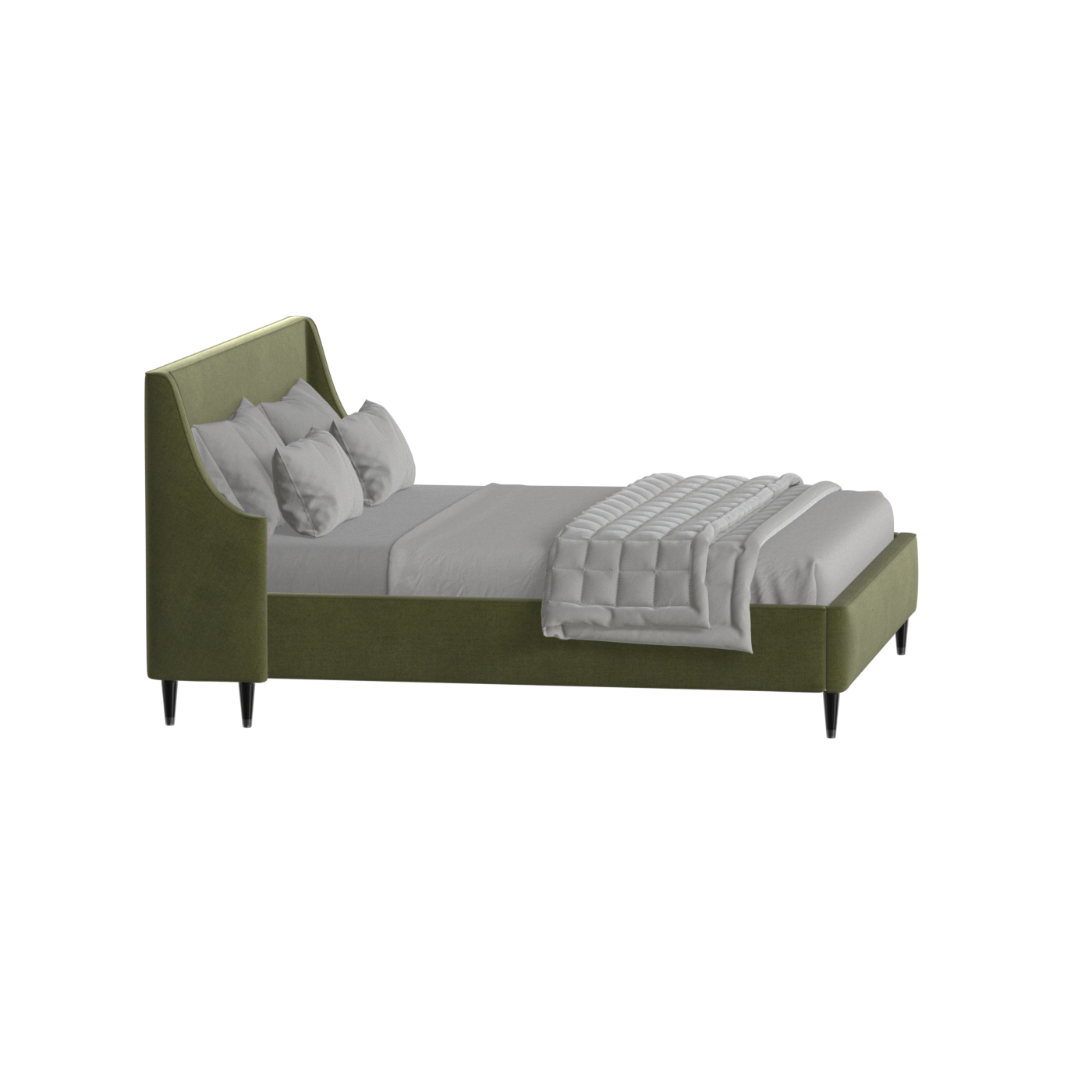 Laura Double Bed with High Headboard