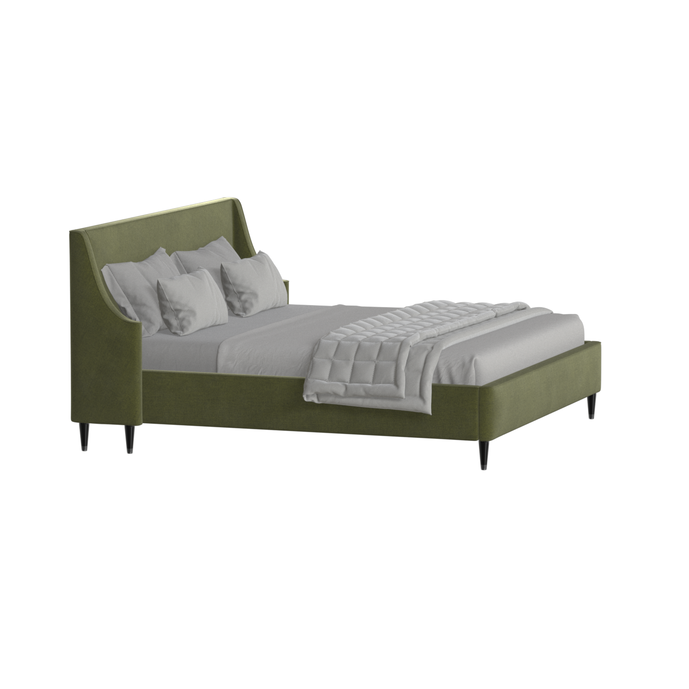 Laura Double Bed with High Headboard