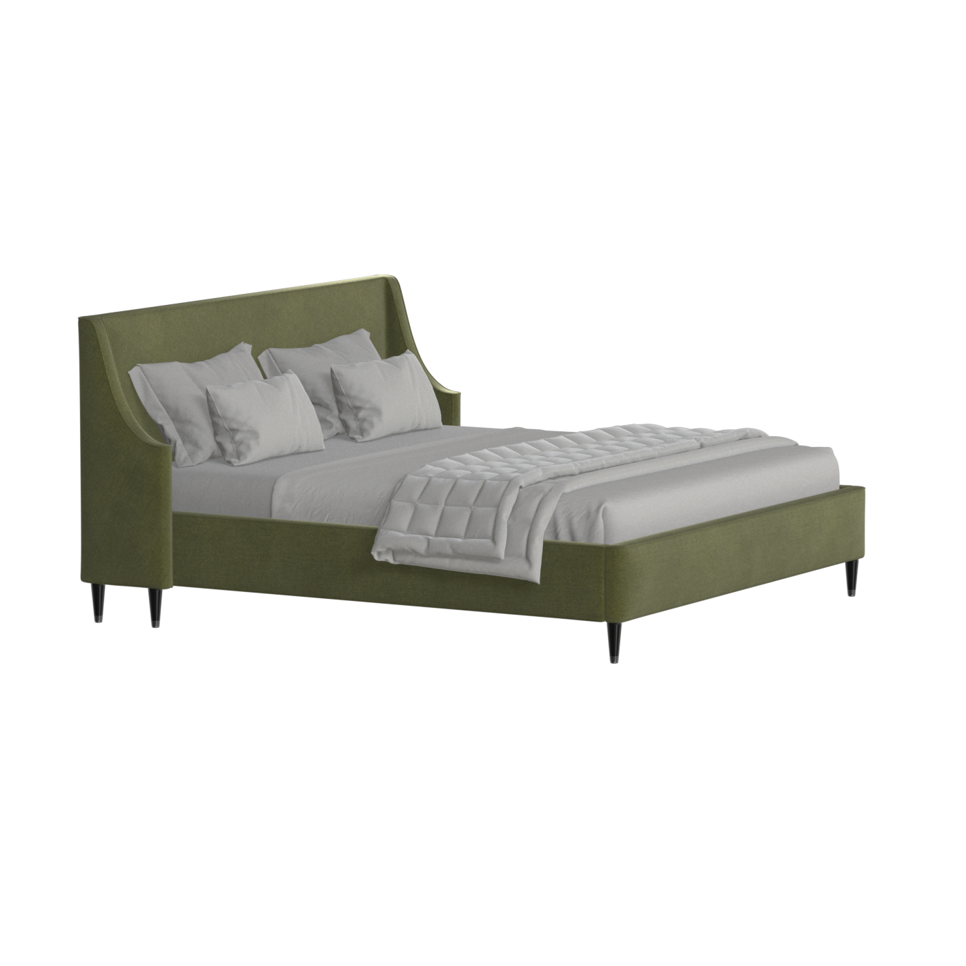 Laura Double Bed with High Headboard