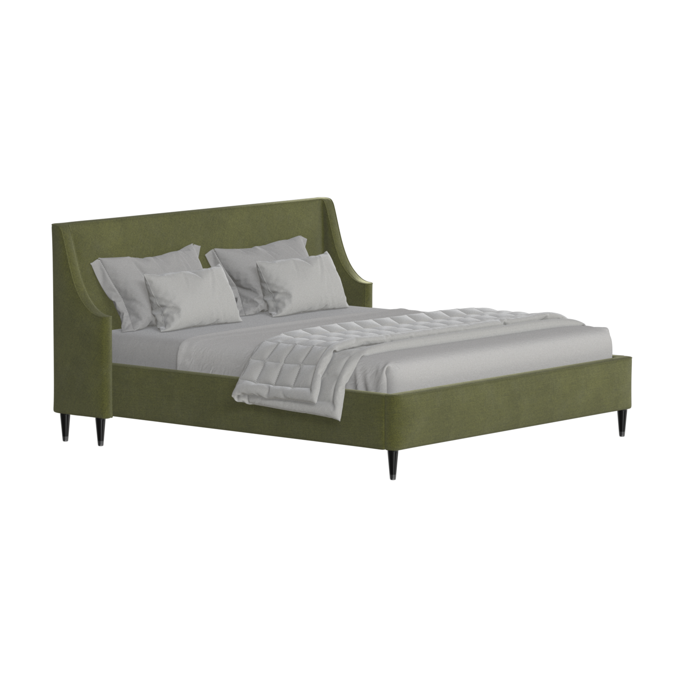 Laura Double Bed with High Headboard