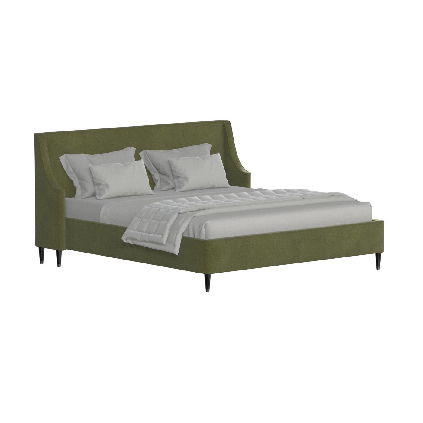 Laura Double Bed with High Headboard