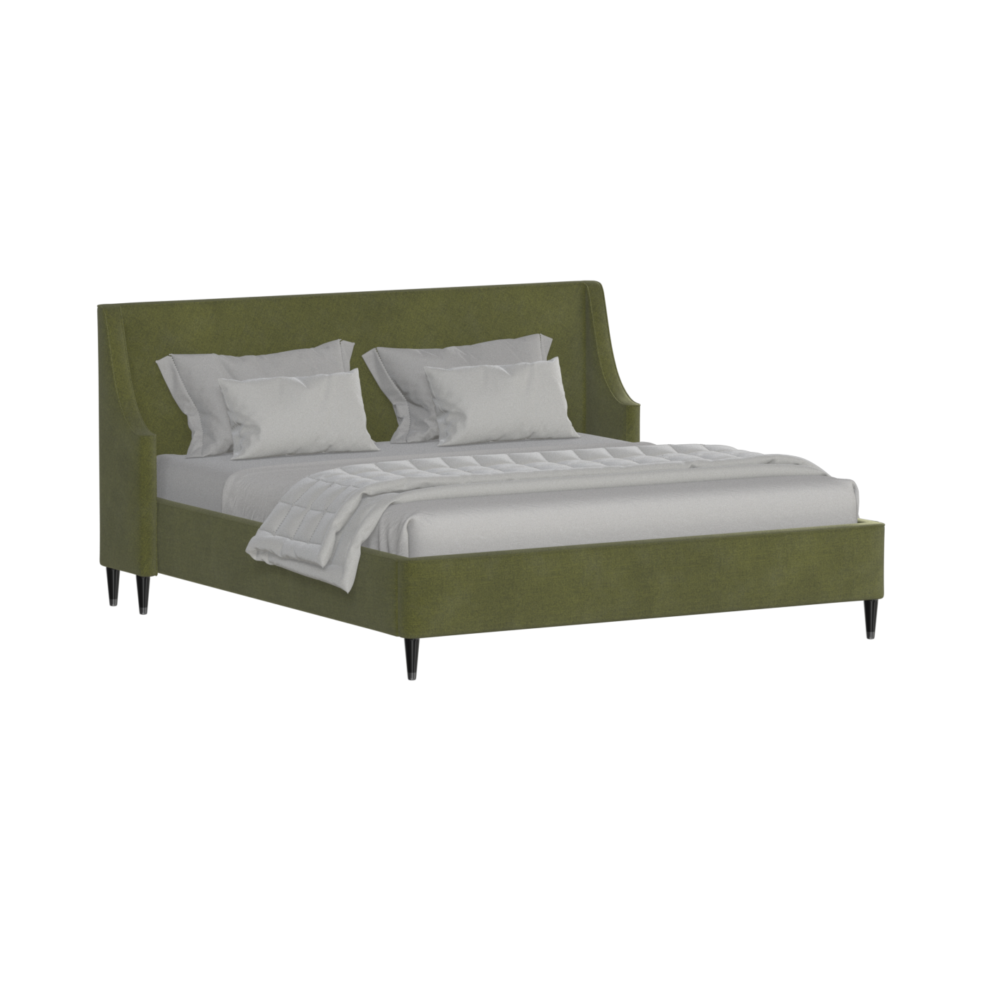 Laura Double Bed with High Headboard