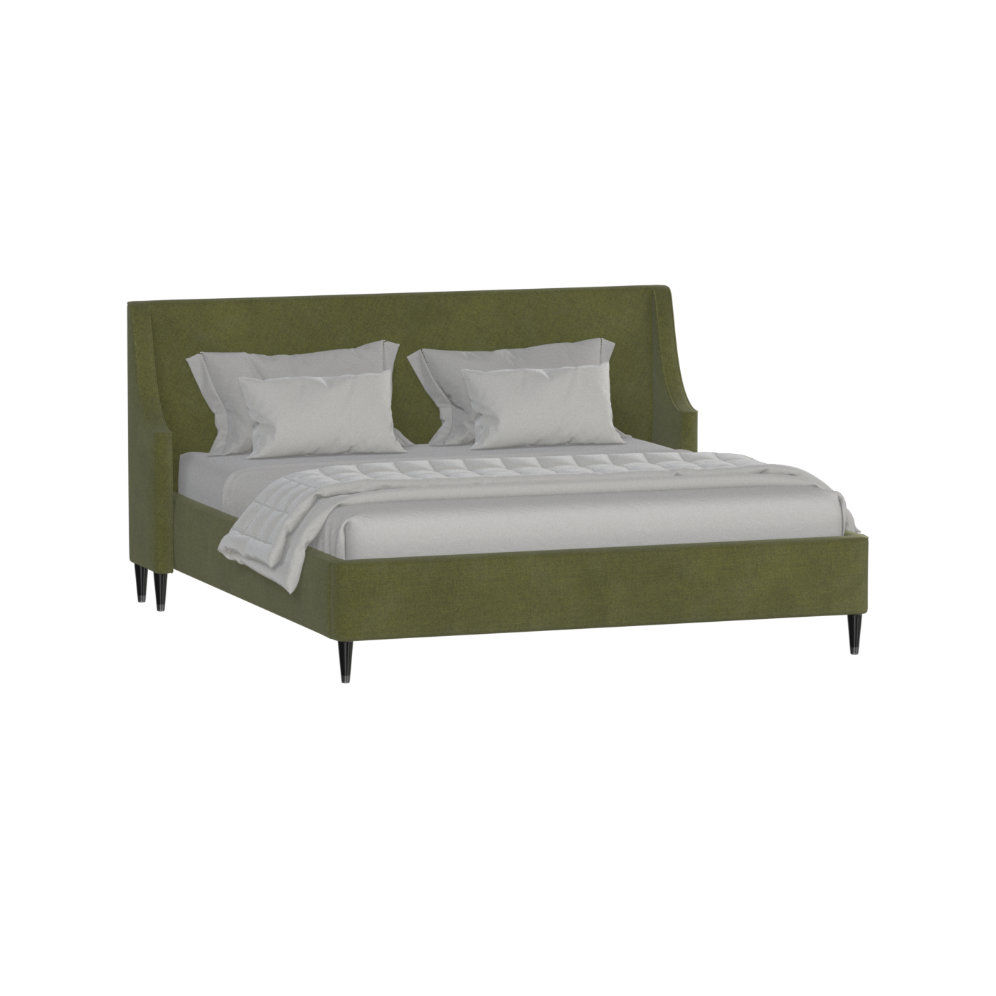 Laura Double Bed with High Headboard