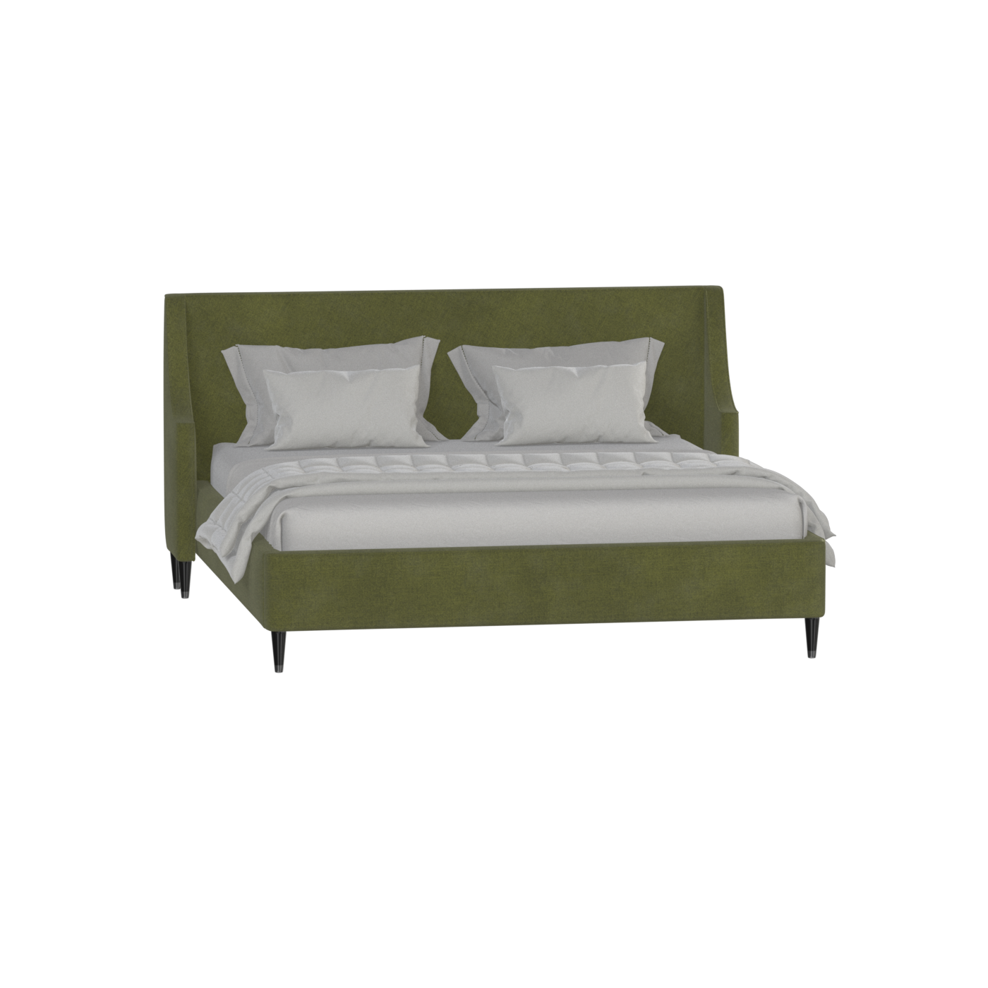 Laura Double Bed with High Headboard