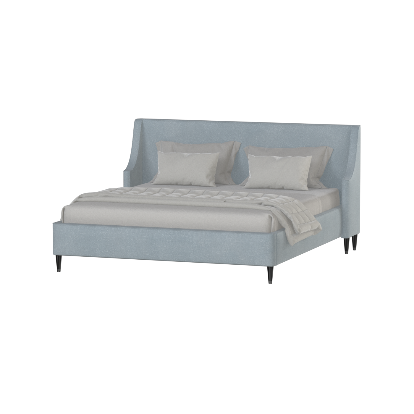 Laura Double Bed with High Headboard