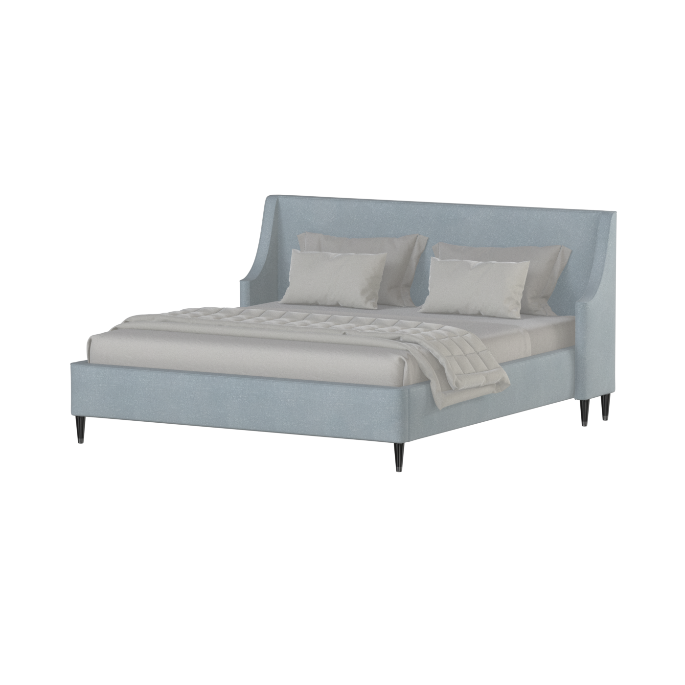 Laura Double Bed with High Headboard