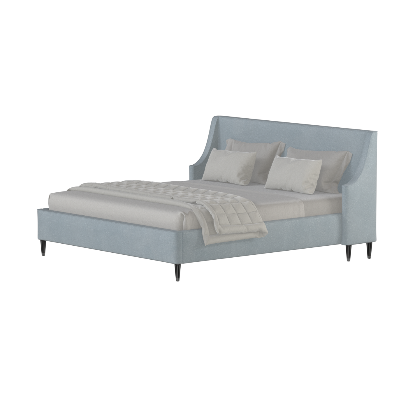 Laura Double Bed with High Headboard
