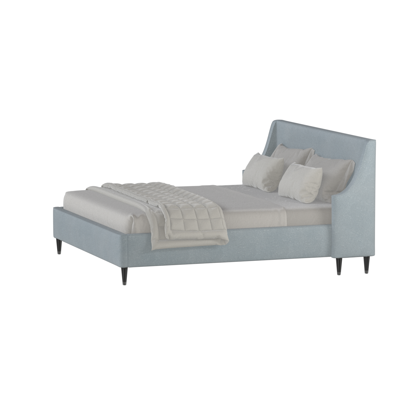 Laura Double Bed with High Headboard