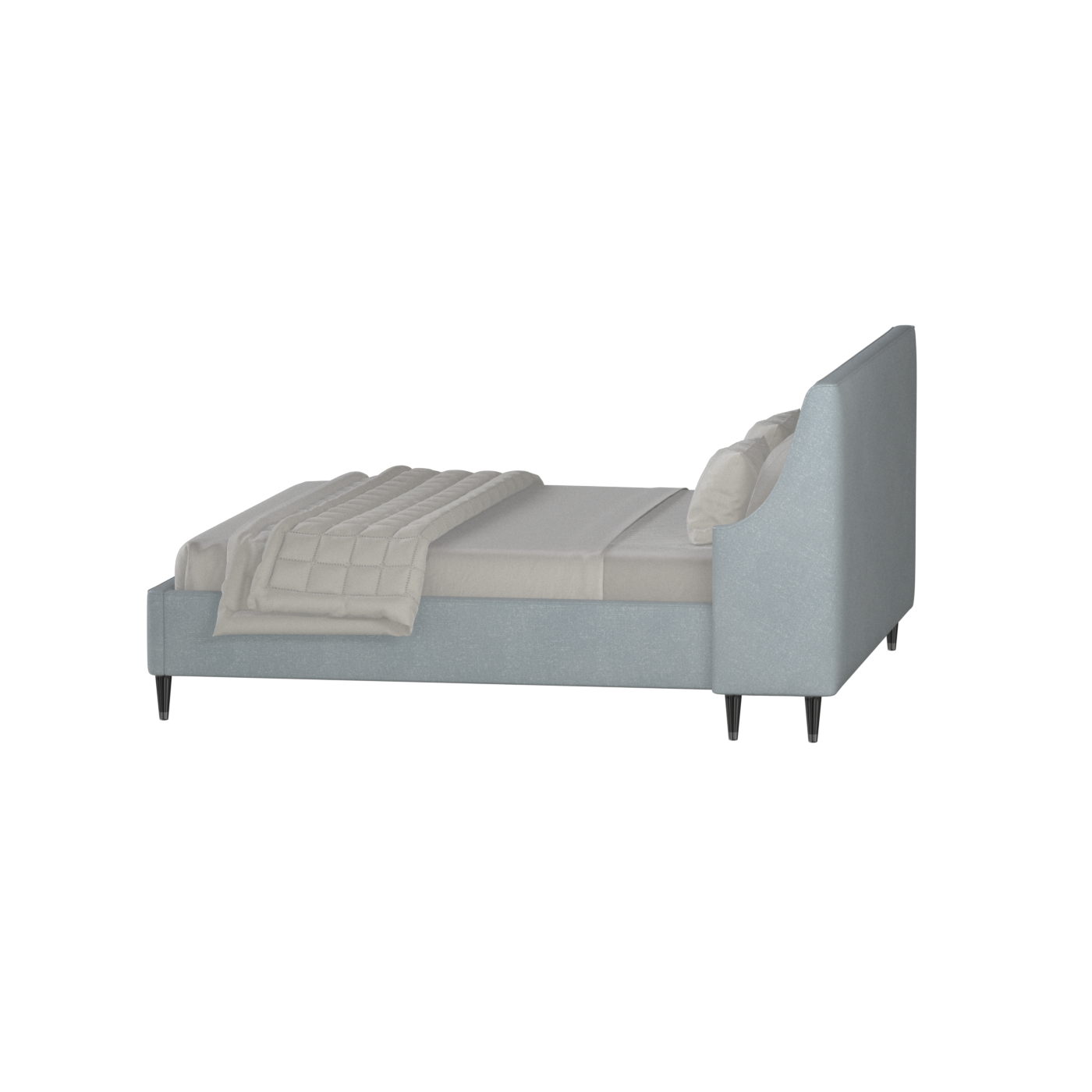 Laura Double Bed with High Headboard