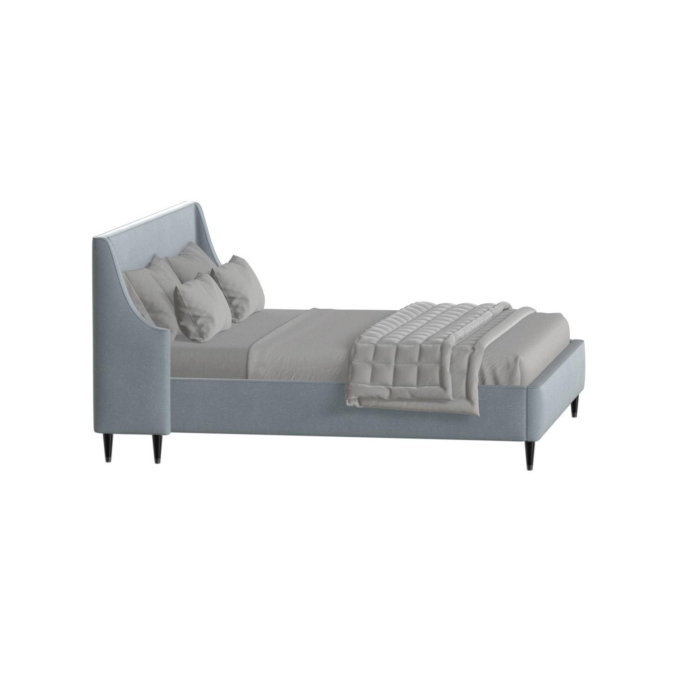 Laura Double Bed with High Headboard